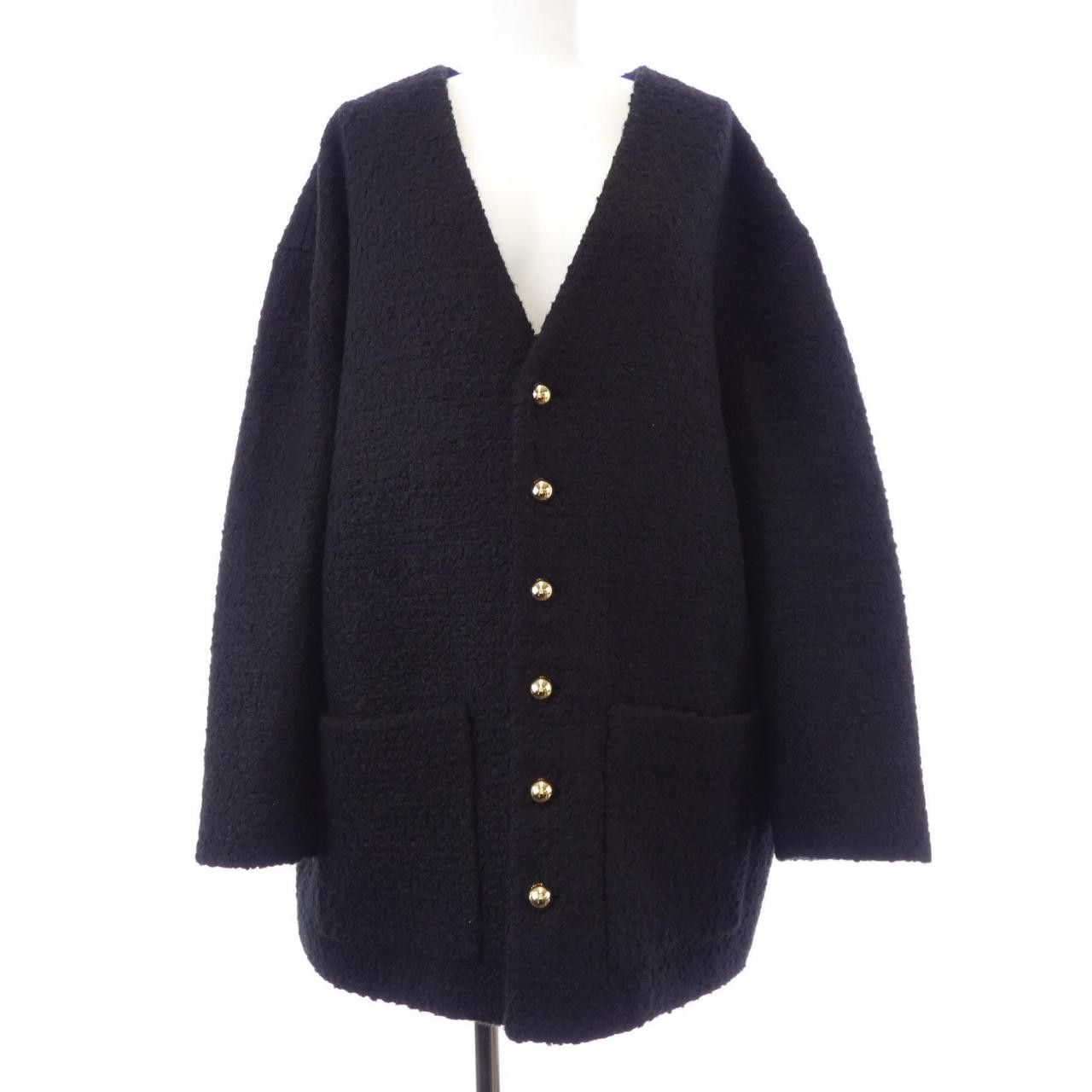 Celine Celine CELINE Oversized Jacket Cashmere Jacket Textile Outerwear 2V39J593V DUTY FREE for USA Size ONE SIZE - 1 Thumbnail