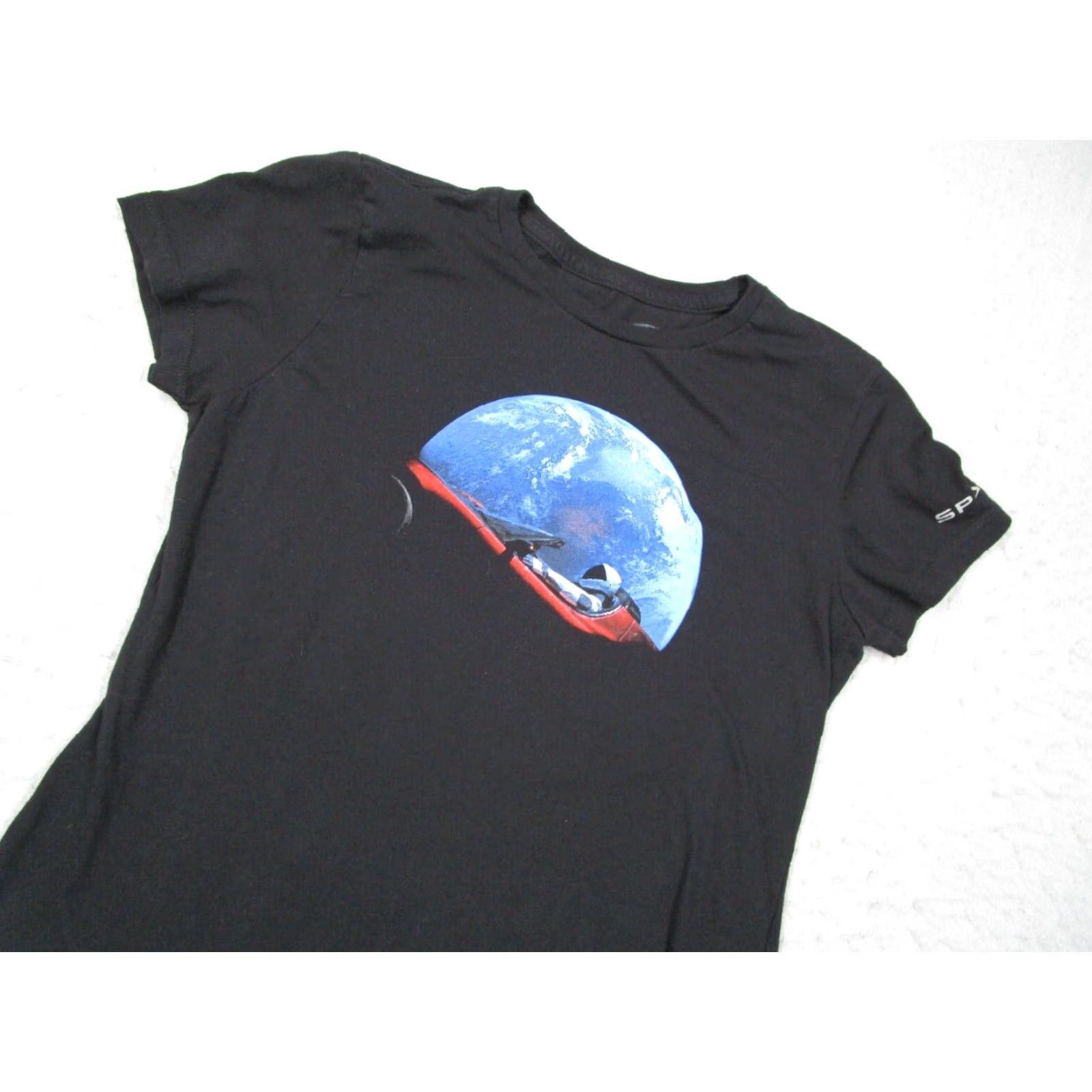 Doublet VINTAGE SpaceX Women's Black Double Sided Falcon Heavy T-Shirt Extra Large Short Sleeve Size ONE SIZE - 2 Thumbnail