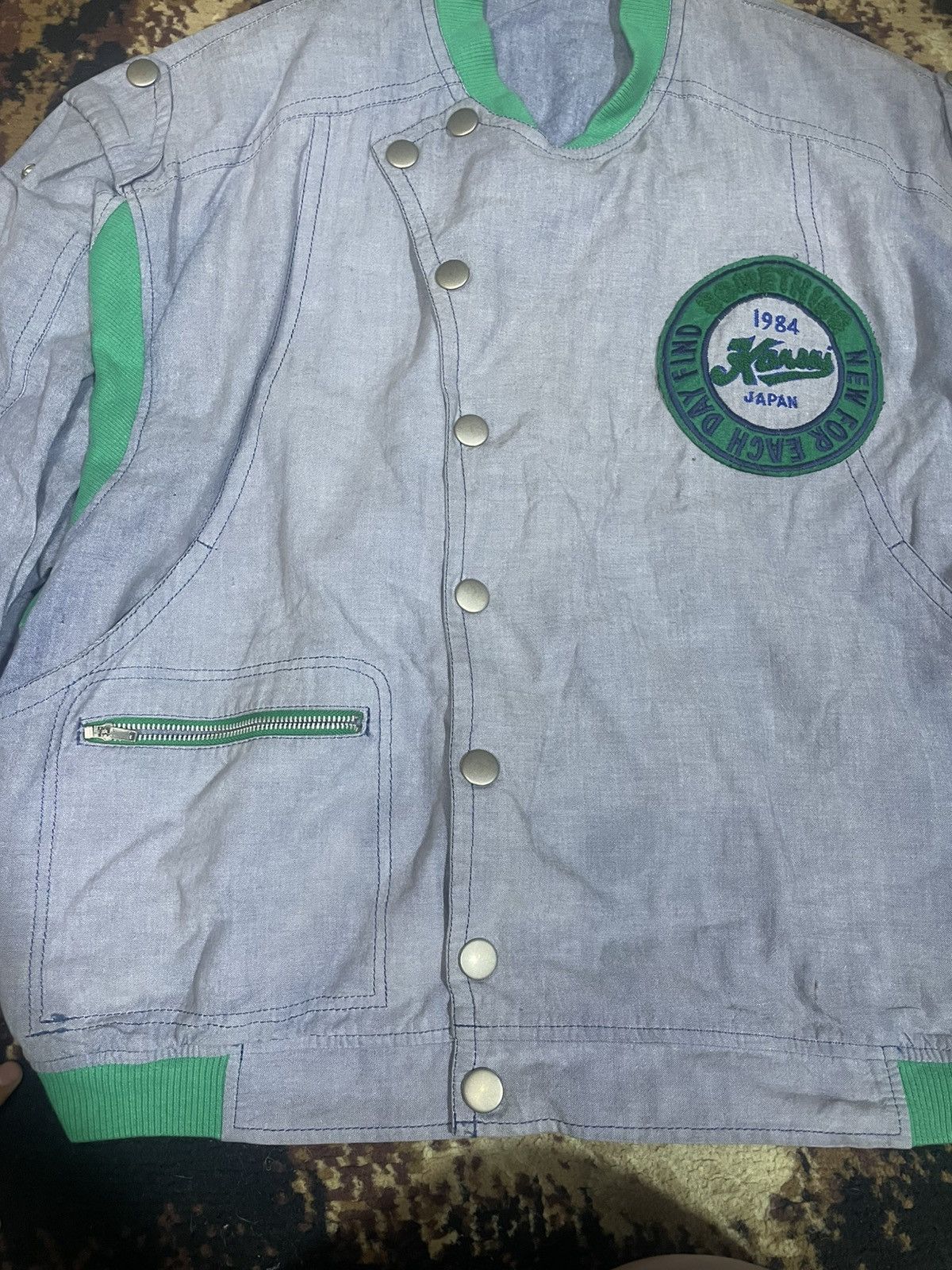 Kansai Yamamoto Kansai Yamamoto Vintage Jacket 1984 Japan Cotton Bomber🔥 Size US XL / EU 56 / 4 - 3 Thumbnail