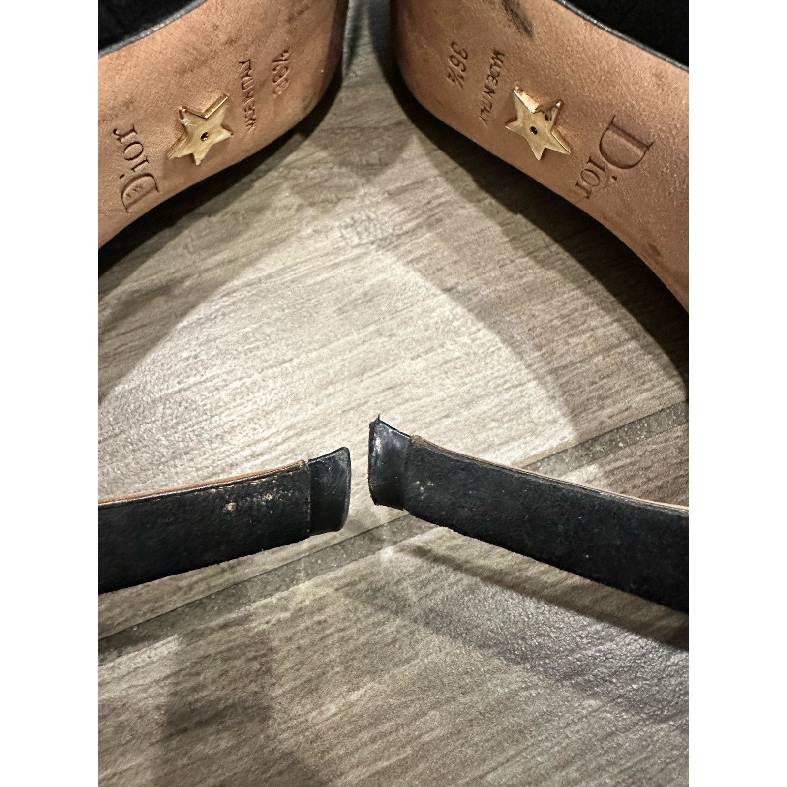 Christian Dior Monsieur Christian Dior Bee Accent Suede Slingback Pumps size 36.5 Size US 6.5 / IT 36.5 - 9 Thumbnail