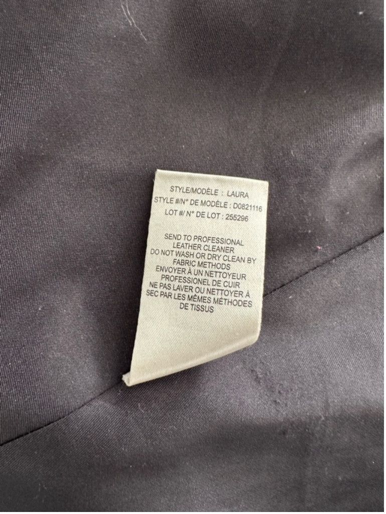 Theory Theory Wool Blend Jacket Size M Gray with Leather Sleeves Size L / US 10 / IT 46 - 7 Thumbnail