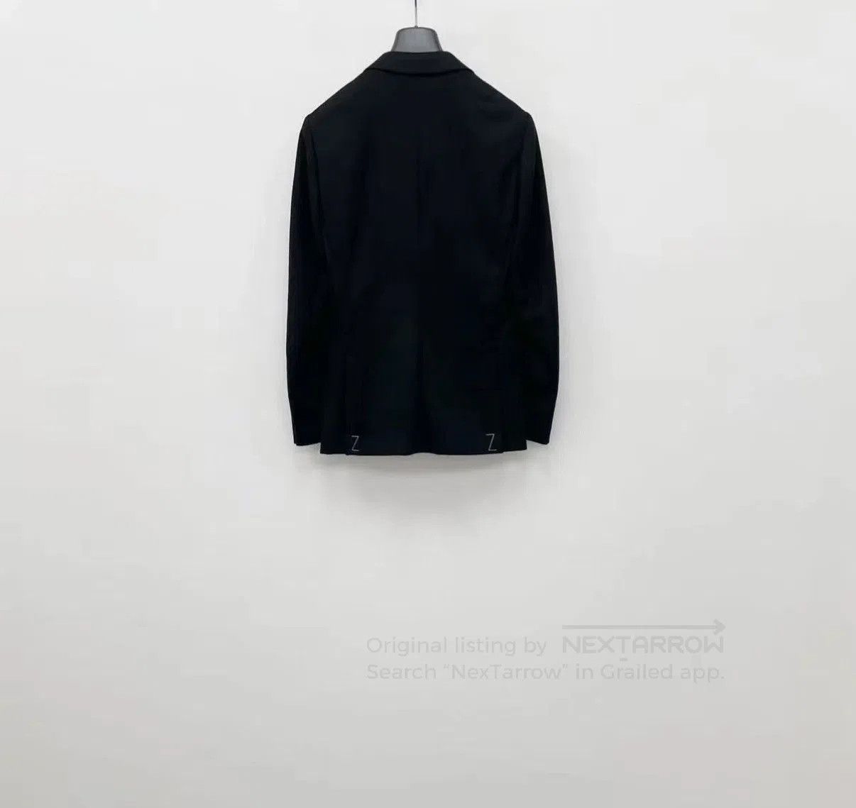 Z Zegna Black Lightweight Blazer - Size S. Size US S / EU 44-46 / 1 - 5 Thumbnail