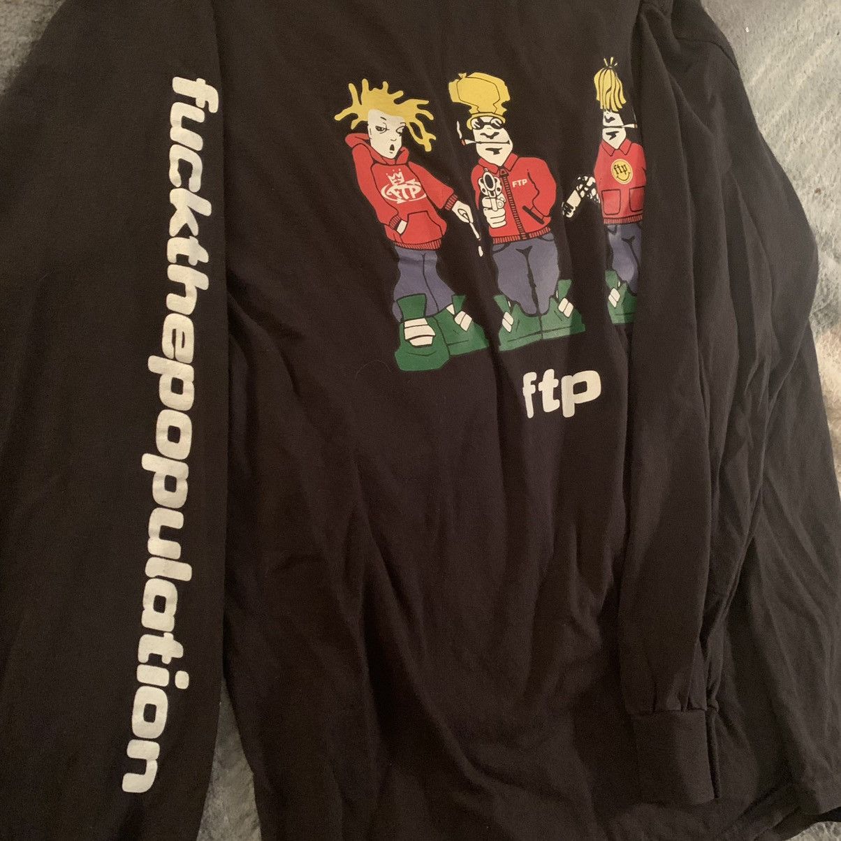 Fuck The Population FTP FuckThePopulation LS Tee (Black) (L) Size US L / EU 52-54 / 3 - 5 Thumbnail