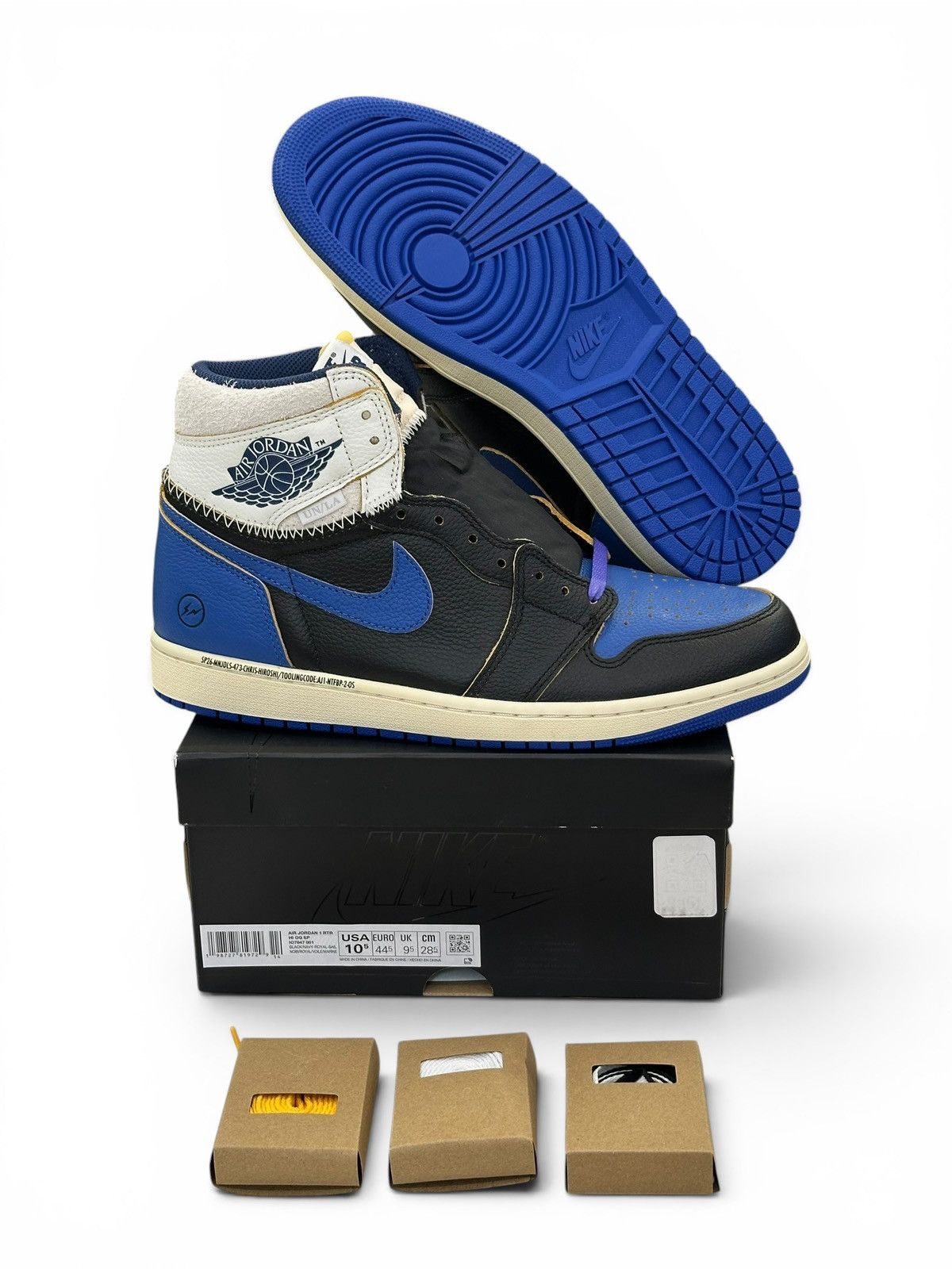 Jordan Brand × Union LA Jordan 1 High OG SPFragment x Union LA Sport Royal Size 10.5 Size US 10.5 / EU 43-44 - 1 Thumbnail
