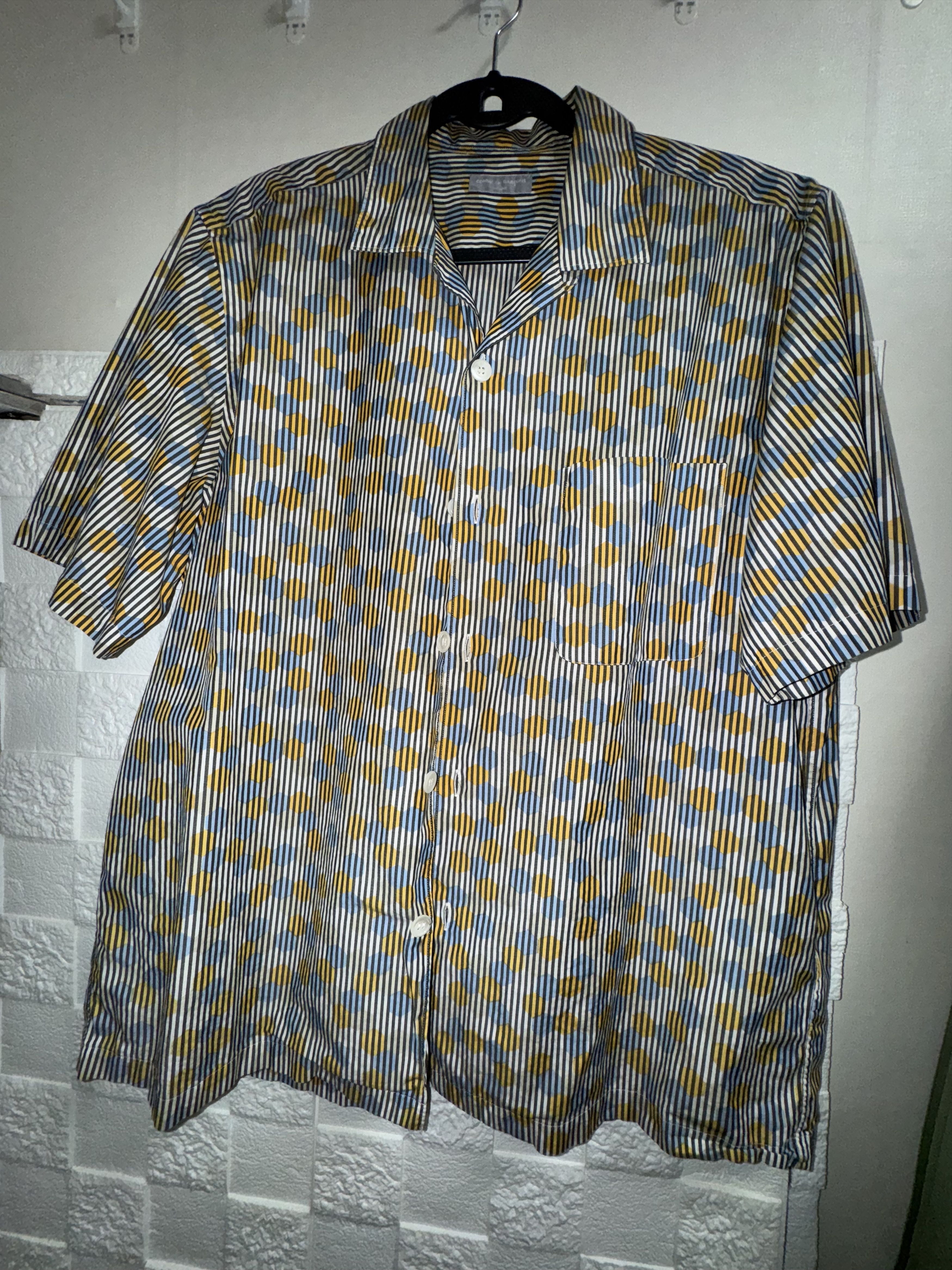 Comme des Garcons Homme CDG homme polka dot button up Size US L / EU 52-54 / 3 - 1 Thumbnail