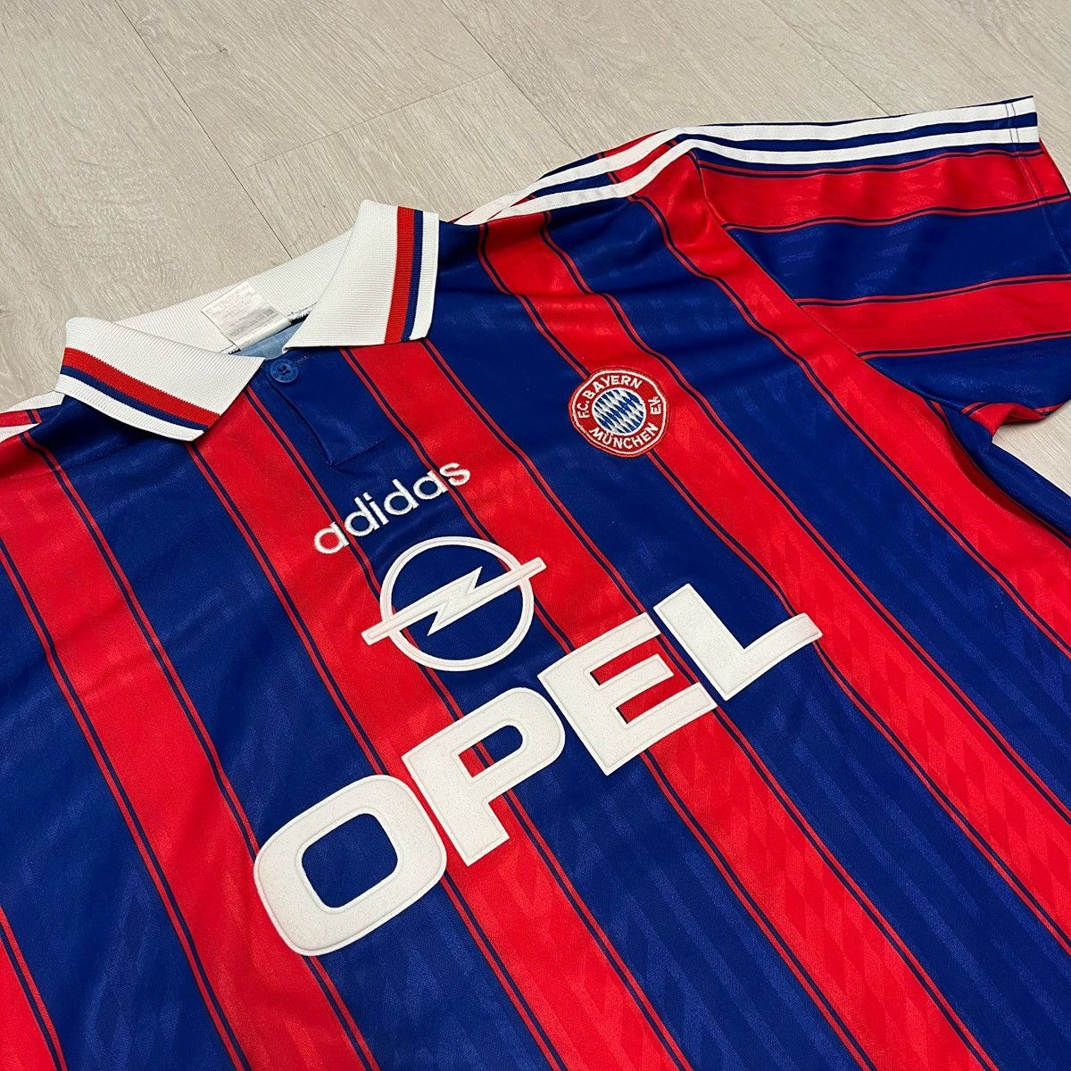 Adidas Bayern Munchen 1995/1997 away jersey #7 Scholl Size US XL / EU 56 / 4 - 3 Thumbnail
