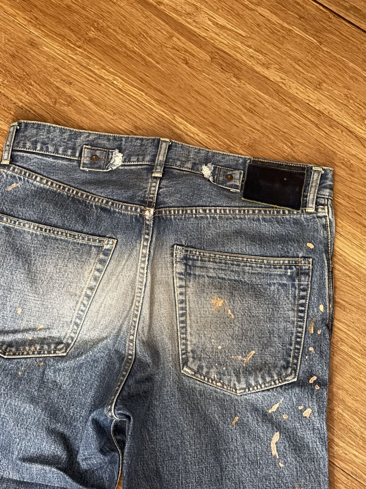Visvim Social Sculpture 10 Paint-Splattered Selvedge Jeans Size US 34 / EU 50 - 8 Thumbnail