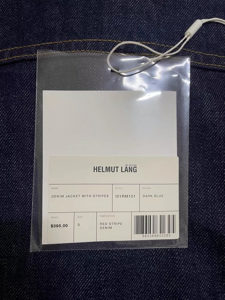 Helmut Lang HELMUT LANG sizeP Striped denim jacket Size US S / EU 44-46 / 1 - 5 Thumbnail