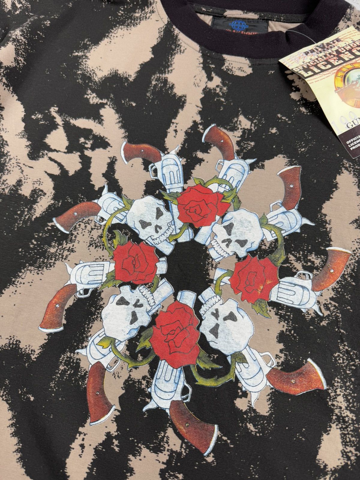 Band Tees RARE Vintage NEW Guns N Roses 1993 Rap Tie Dye T Shirt Tee Size US L / EU 52-54 / 3 - 11 Thumbnail
