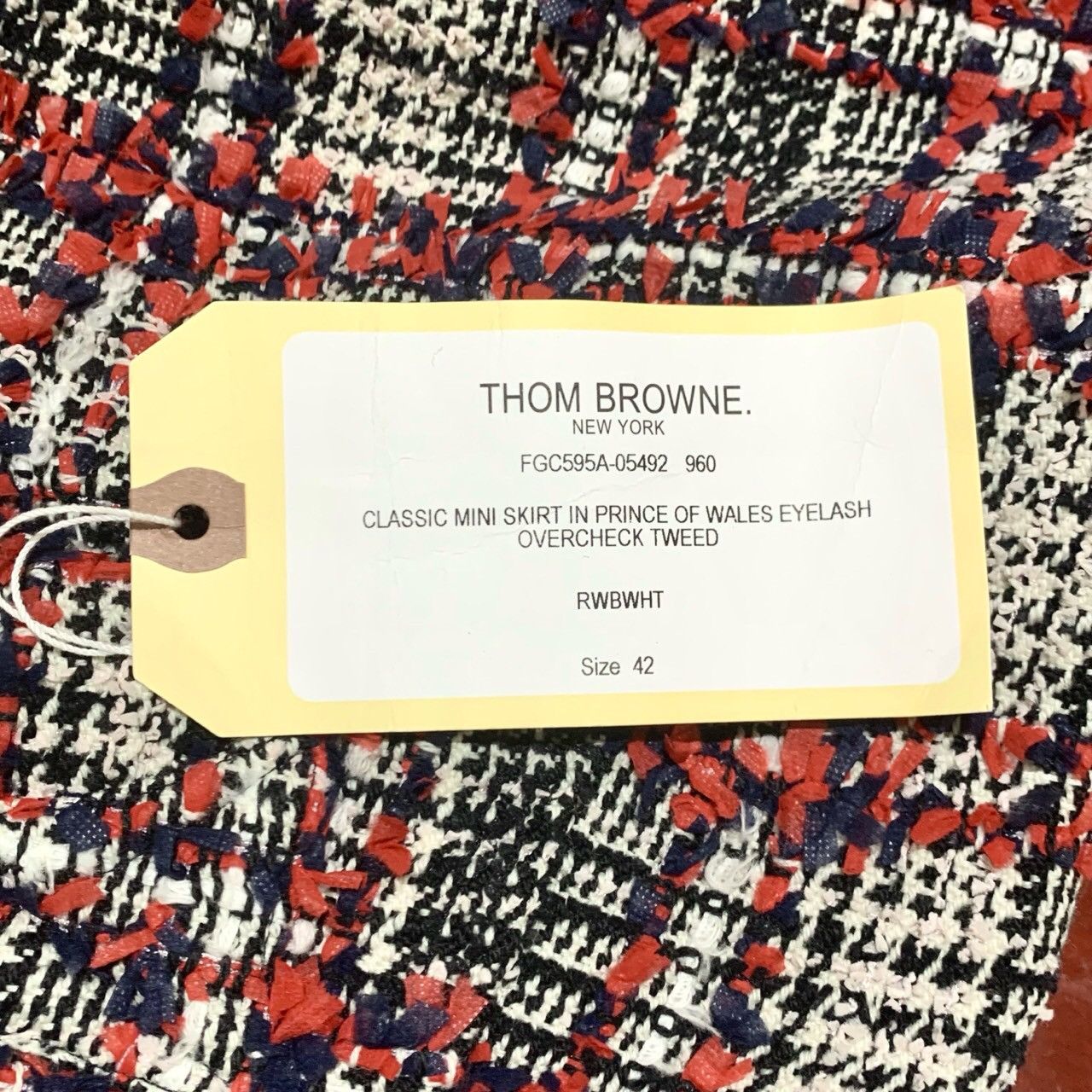 Thom Browne Thom Browne Frayed Checkered Design Mini Skirt Size 30" / US 8 / IT 44 - 7 Thumbnail