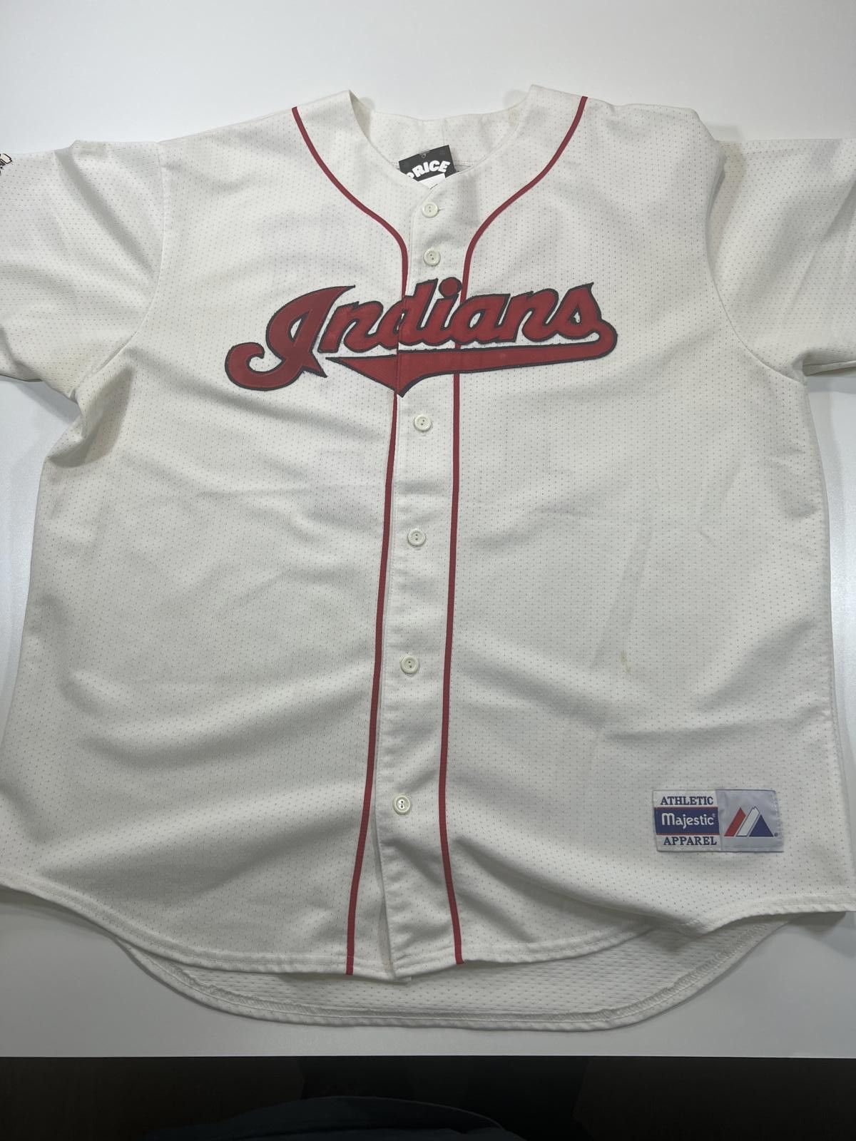 Majestic Majestic Indians Baseball Jersey Size US XL / EU 56 / 4 - 1 Thumbnail