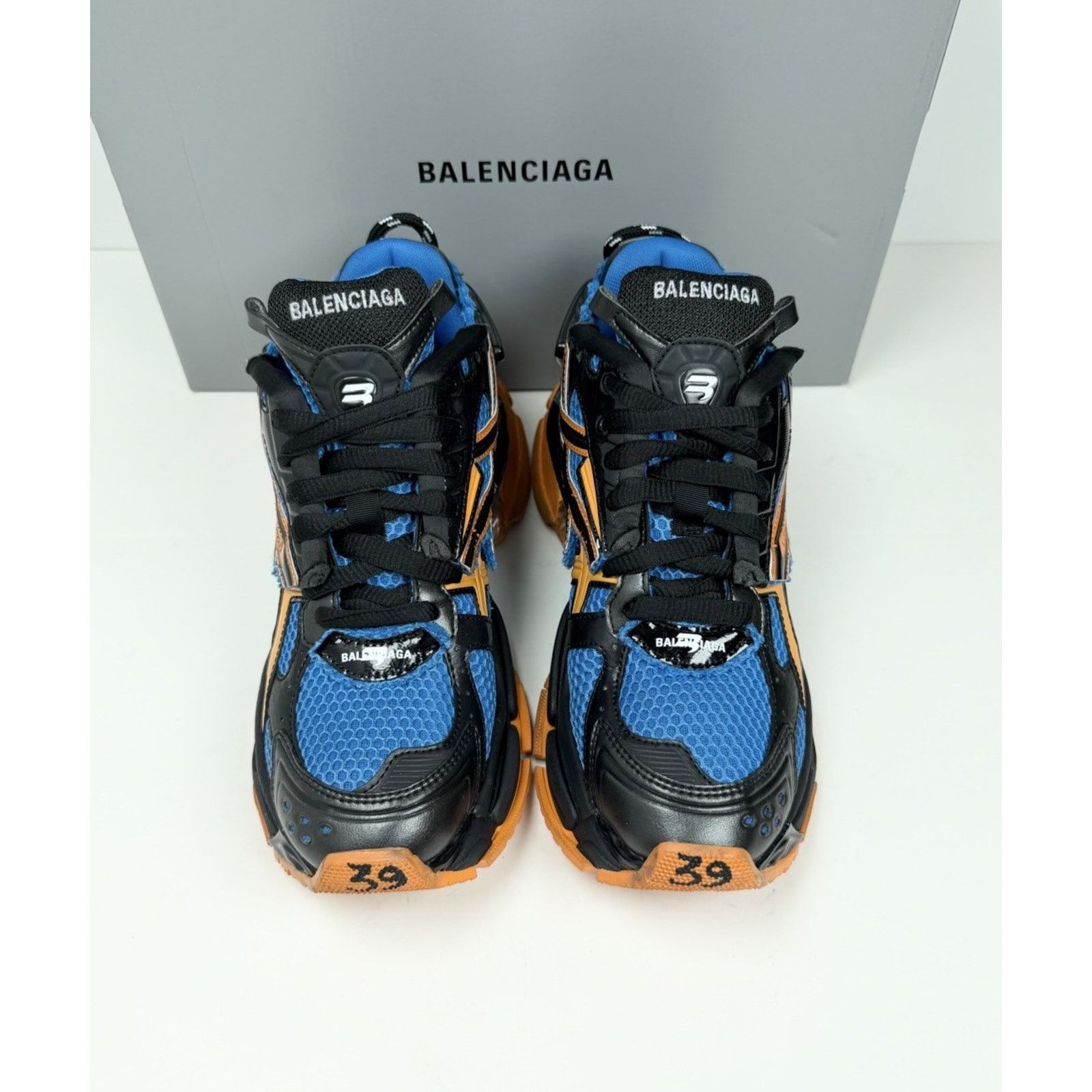 Balenciaga Size 39EU/6US - Balenciaga Runner Blue Orange Size US 6 / EU 39 - 3 Thumbnail