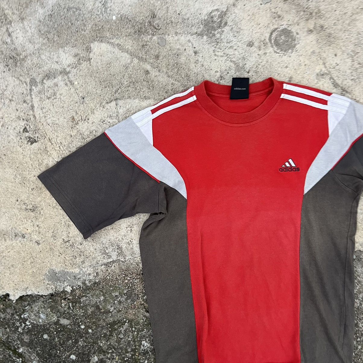 Adidas × Vintage Vintage T-Shirt Adidas Drill Y2K Size US S / EU 44-46 / 1 - 3 Thumbnail
