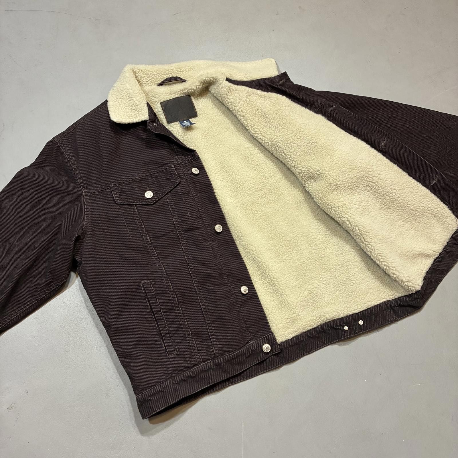 Old Navy Men's Brown Sherpa Lined Jacket Size US M / EU 48-50 / 2 - 2 Thumbnail