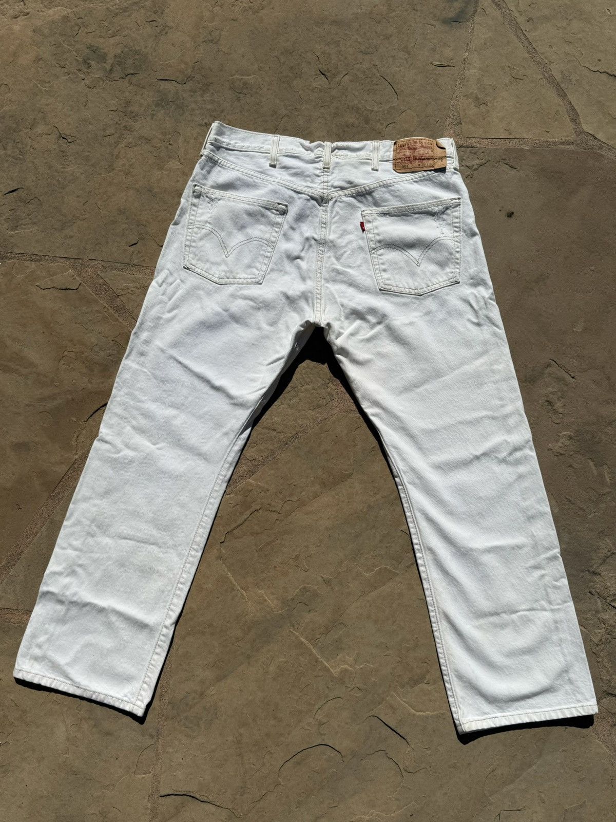 Levi's × Vintage White Levi’s 501 Size US 38 / EU 54 - 5 Thumbnail