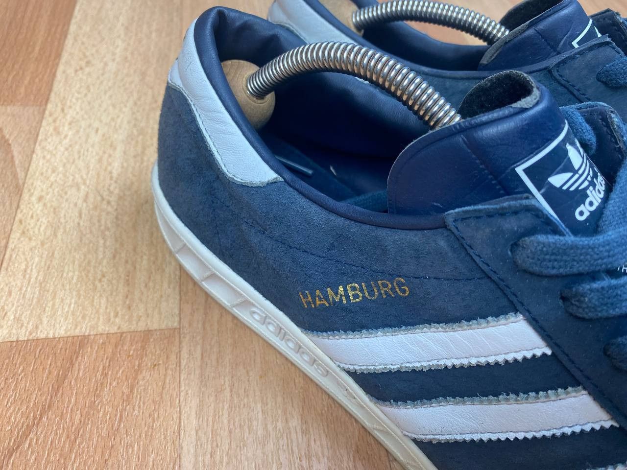 Adidas × Vintage Adidas Hamburg Dark Blue White S74838 SIZE US 11,5 Size US 11.5 / EU 44-45 - 11 Thumbnail