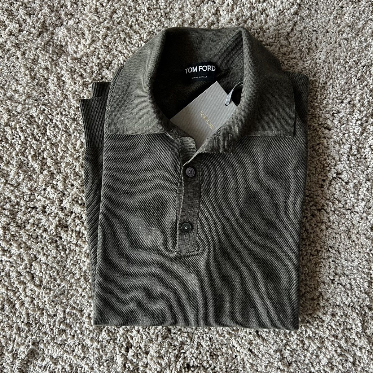 Tom Ford Tom Ford Long Sleeve Polo in Small Size US S / EU 44-46 / 1 - 2 Thumbnail