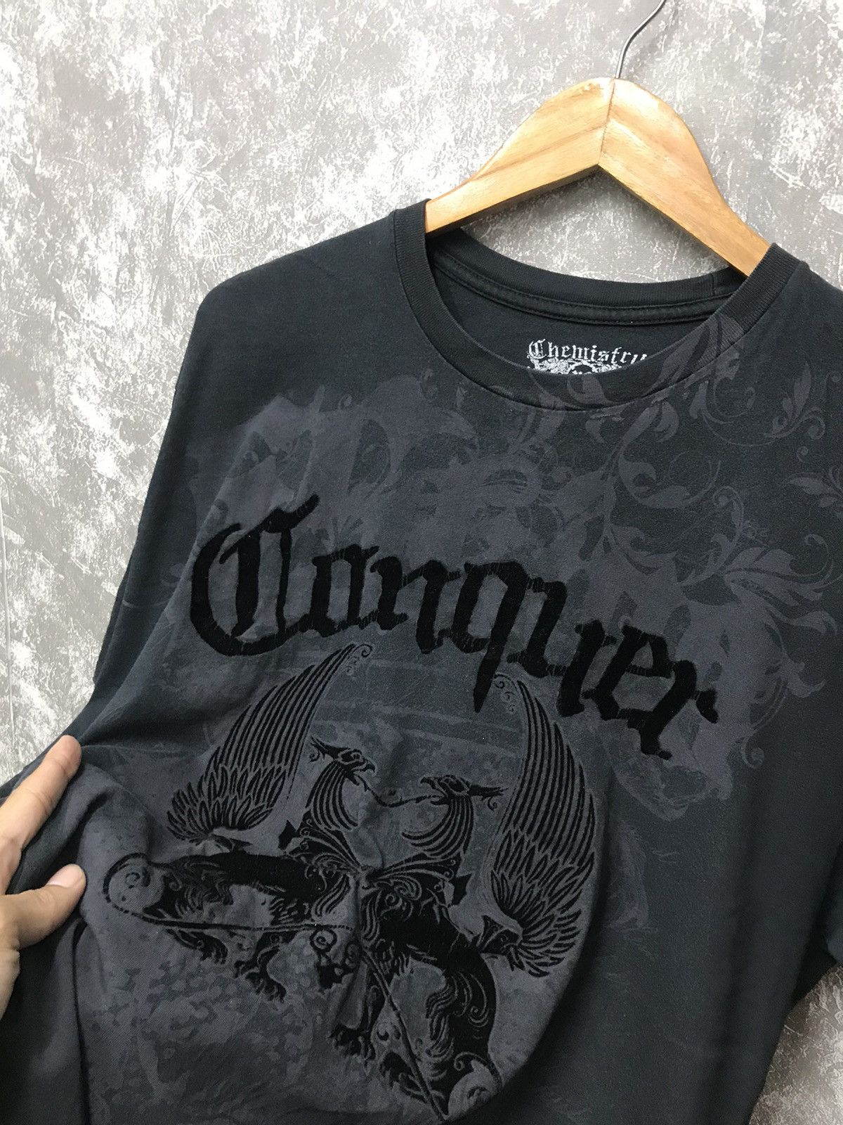 Affliction × Ed Hardy × Southpole Chemistry Affliction Eagle Wings Y2K Graphic Tee Size US XL / EU 56 / 4 - 5 Thumbnail