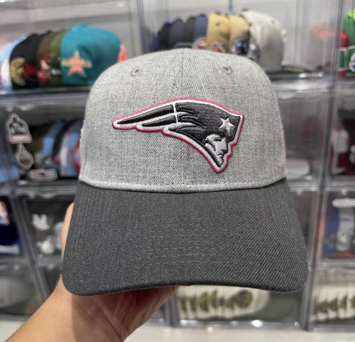 New Era New Era NFL New England Patriots Pink Baseball Cap J32 Size ONE SIZE - 2 Thumbnail