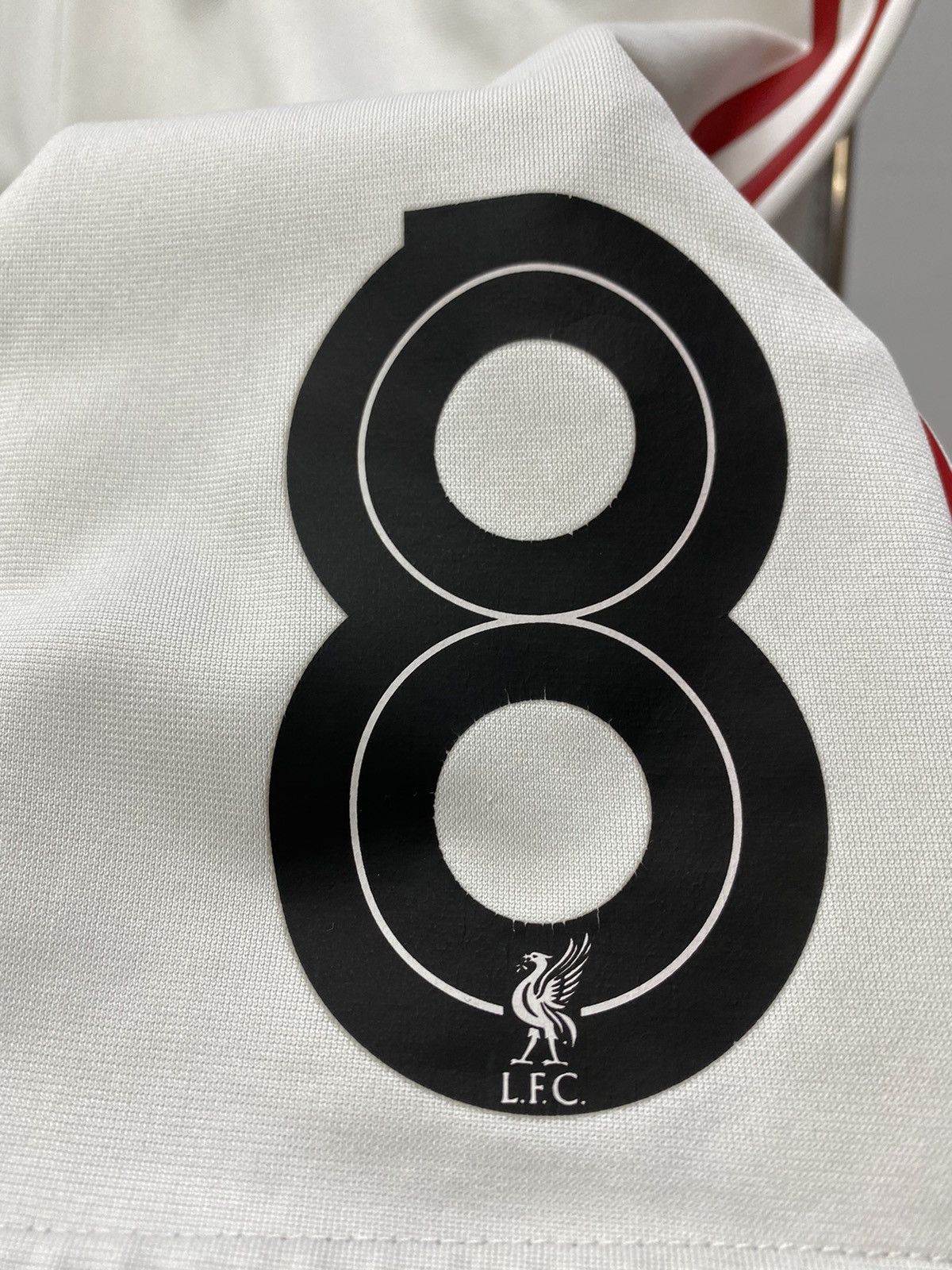 Adidas Liverpool 2010 Gerrard #8 Away Player Issue Soccer Shirt Size US 32 / EU 48 - 3 Thumbnail