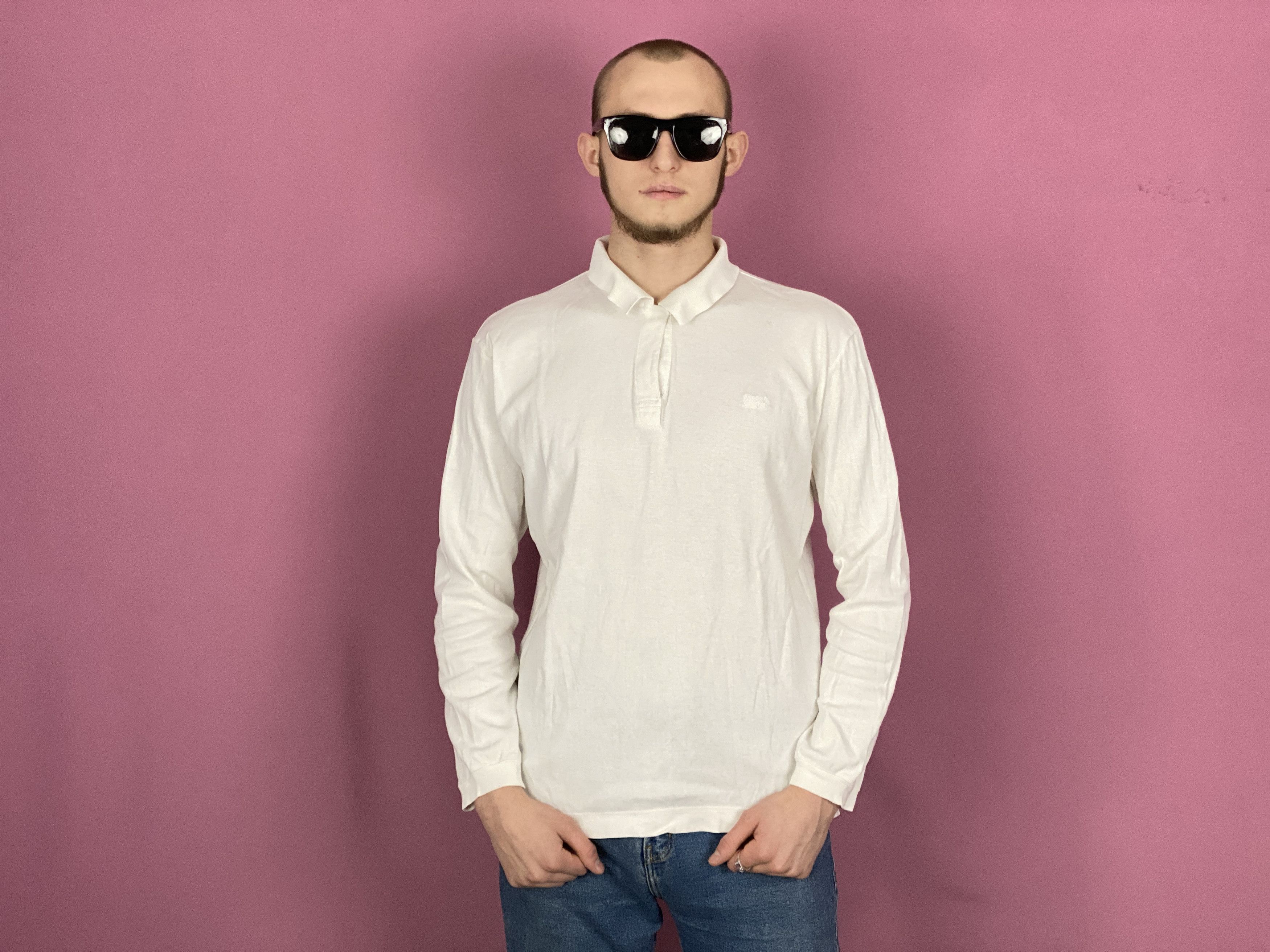 Escada × Escada Sport Escada Sport Vintage Men's Long Sleeve Polo - XL Size US XL / EU 56 / 4 - 4 Thumbnail