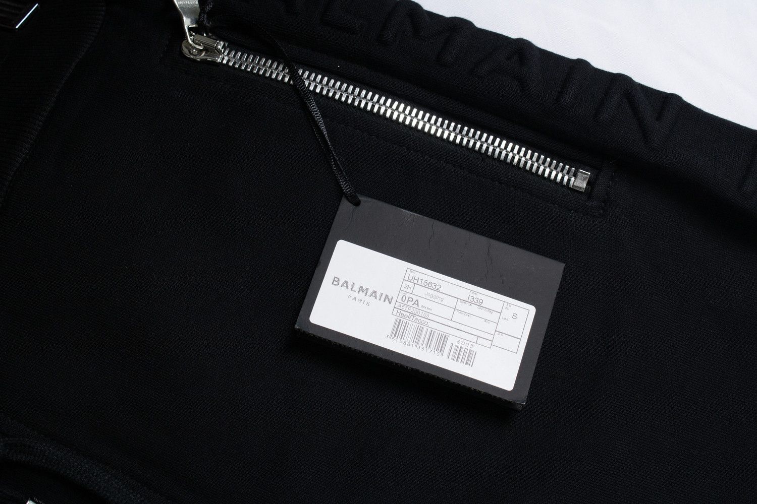 Balmain Balmain, black joggers with embossed logo Size US 30 / EU 46 - 5 Thumbnail