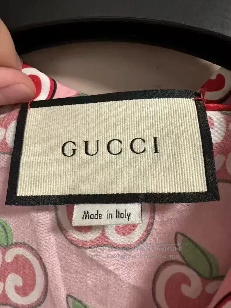 Gucci Gucci Full-print apple short-sleeved shirt Size S / US 4 / IT 40 - 3 Thumbnail