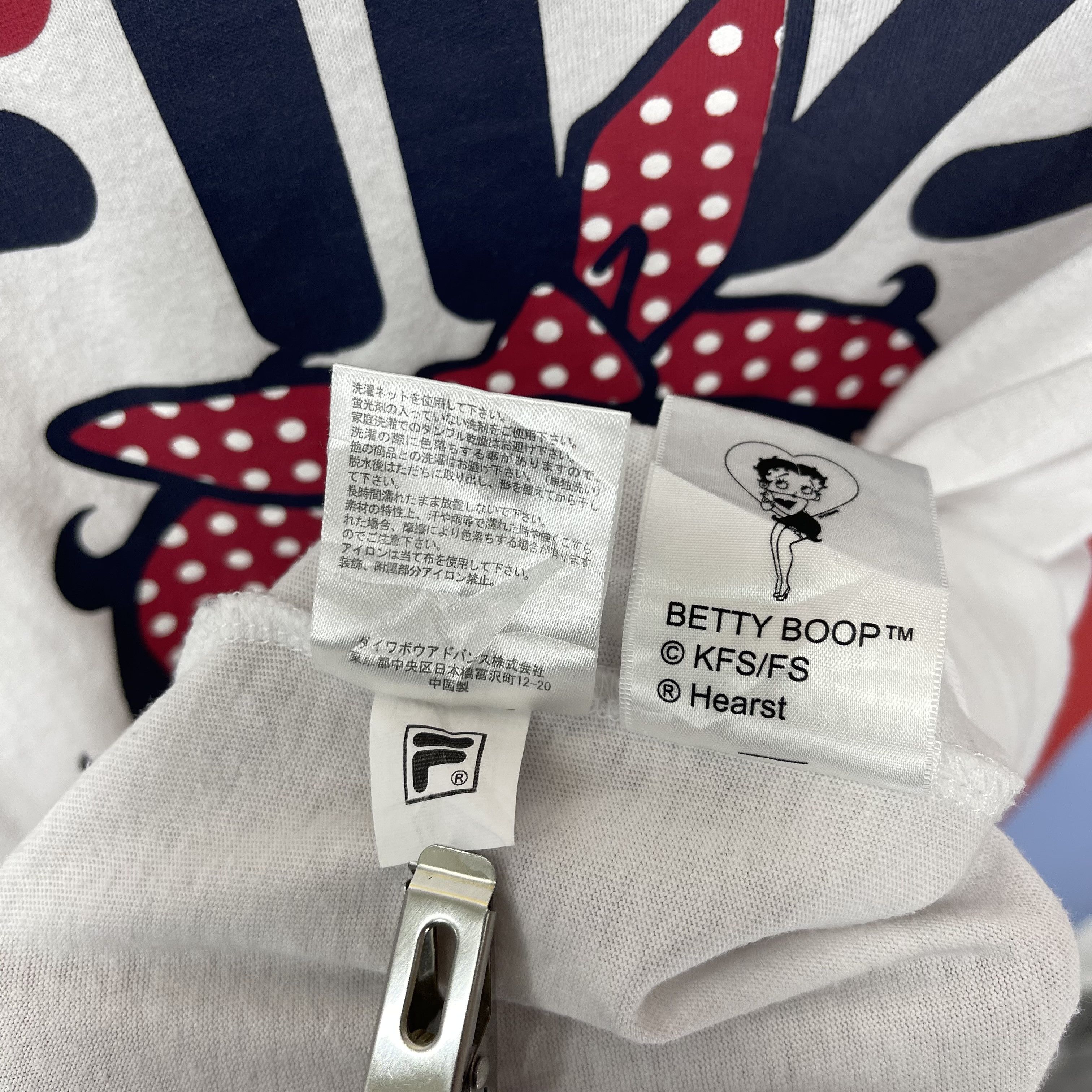 Fila FILA x BETTY BOOP Crew Neck T Shirt #2024/14 Size US L / EU 52-54 / 3 - 8 Thumbnail
