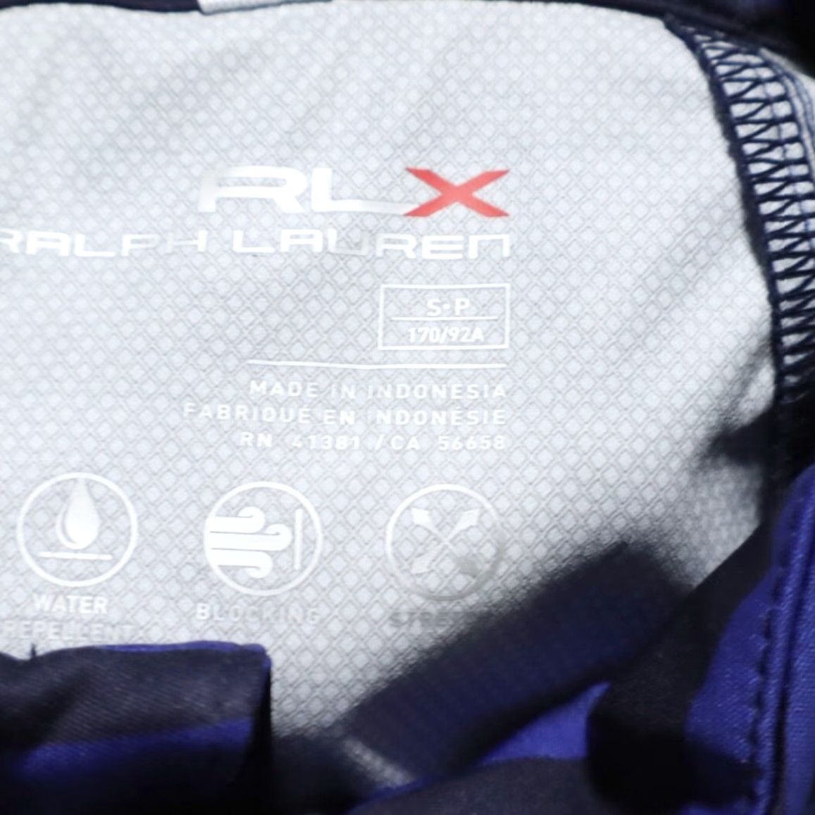 RLX Ralph Lauren RLX Ralph Lauren Water Repellent Packable Striped Mock Jacket Blue Men's S Shirt Size US S / EU 44-46 / 1 - 6 Thumbnail