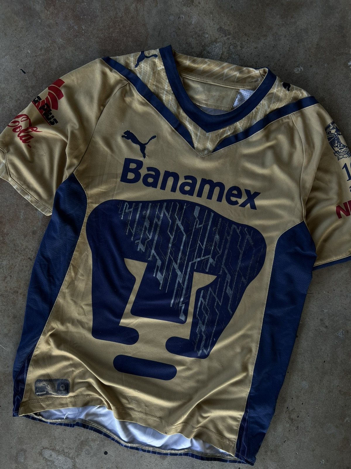 Adidas Puma Liga MX Pumas FC Soccer Futbol Jersey Kit Size US M / EU 48-50 / 2 - 1 Thumbnail