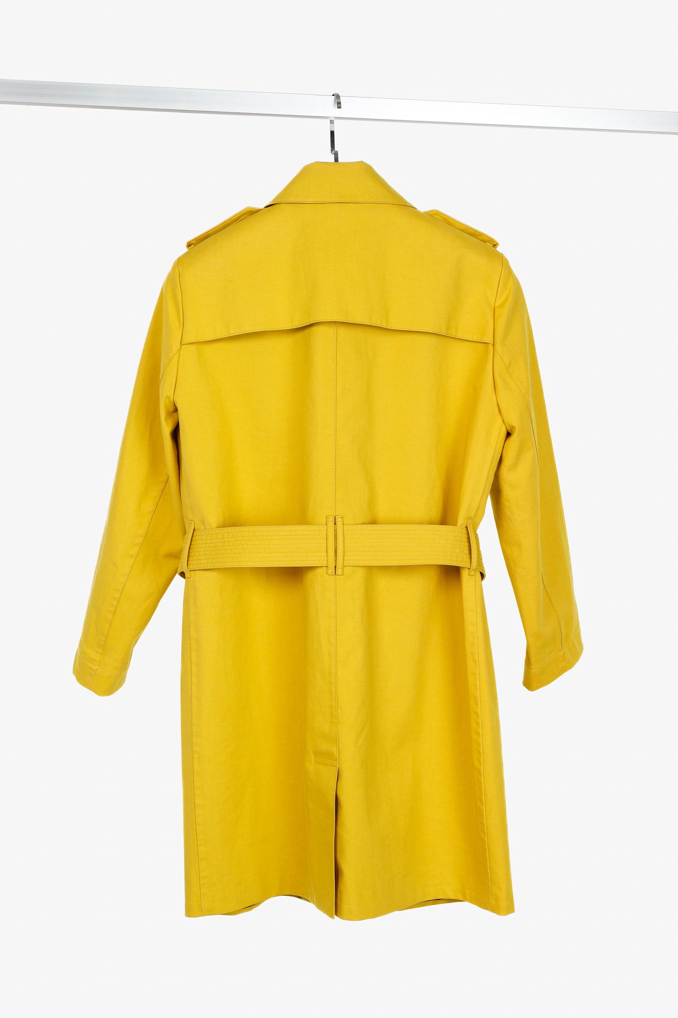 Burberry Burberry Dandelion Mid-Length Bonded Cotton Trench Coat Size M / US 6-8 / IT 42-44 - 2 Thumbnail