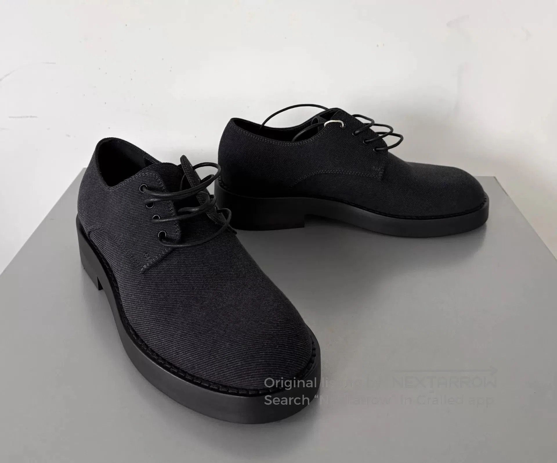 Ann Demeulemeester Black Lace-Up Formal Shoes Size 6.5. Size US 6.5 / EU 39-40 - 1 Thumbnail
