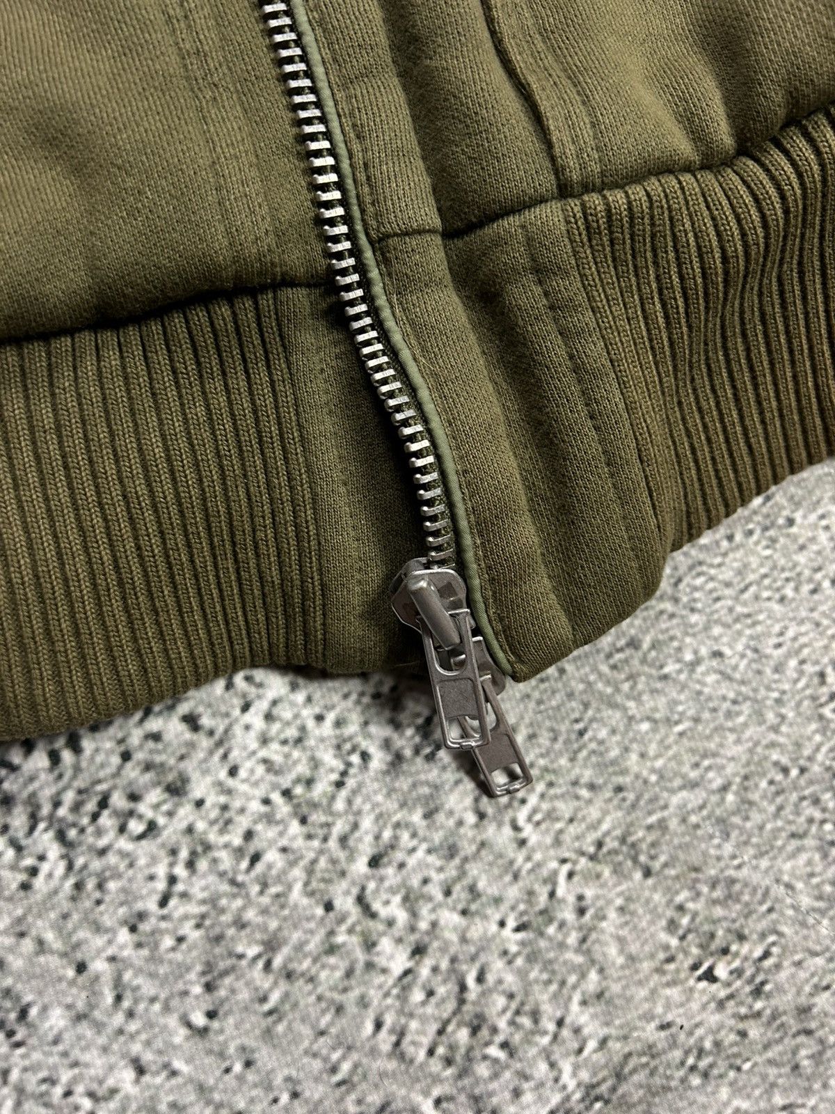 Diesel × Vintage Diesel vintage khaki zip hoodie teddy fur Y2K Japanese Size US XL / EU 56 / 4 - 9 Thumbnail