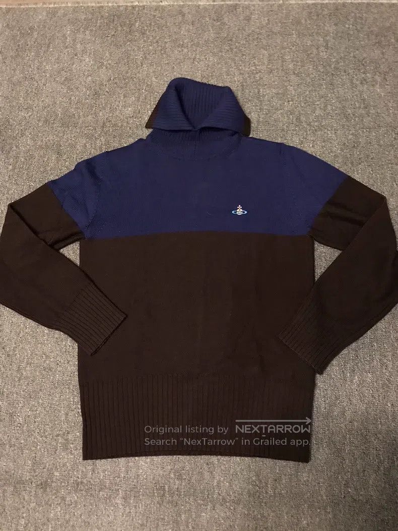 Vivienne Westwood Vivienne Westwood Sweater, Full Wool Material, Two-Tone, S Size US L / EU 52-54 / 3 - 3 Thumbnail