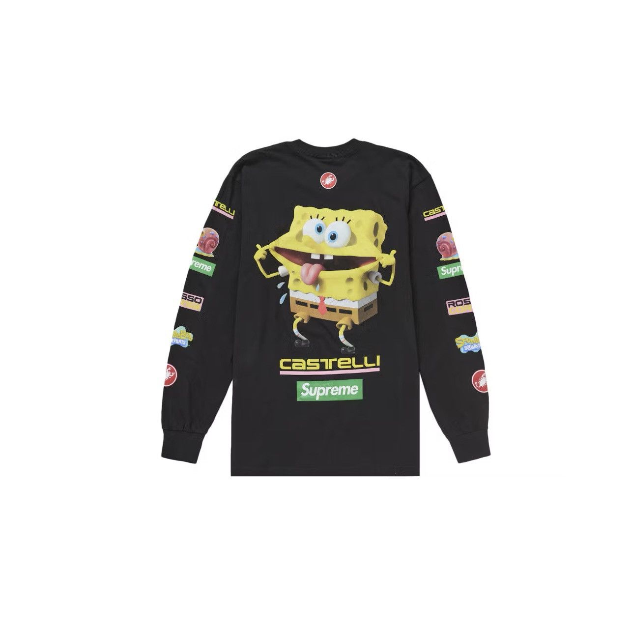 トップス Supreme SpongeBob Castelli L/S Tee Black トップス Supreme SpongeBob Racing L/S Tee black S Supreme x