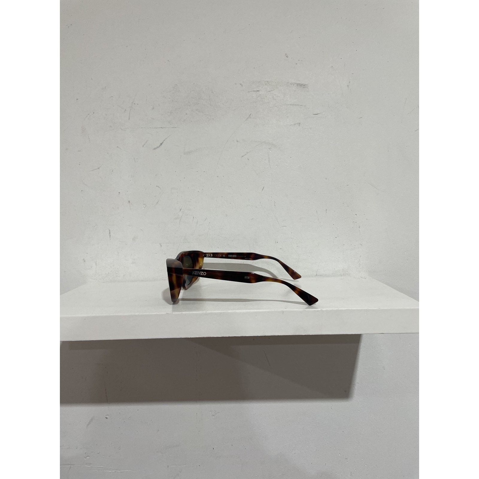 Kenzo KENZO WEAVE HAVANA GEOMETRIC SUNGLASSES Size ONE SIZE - 5 Thumbnail