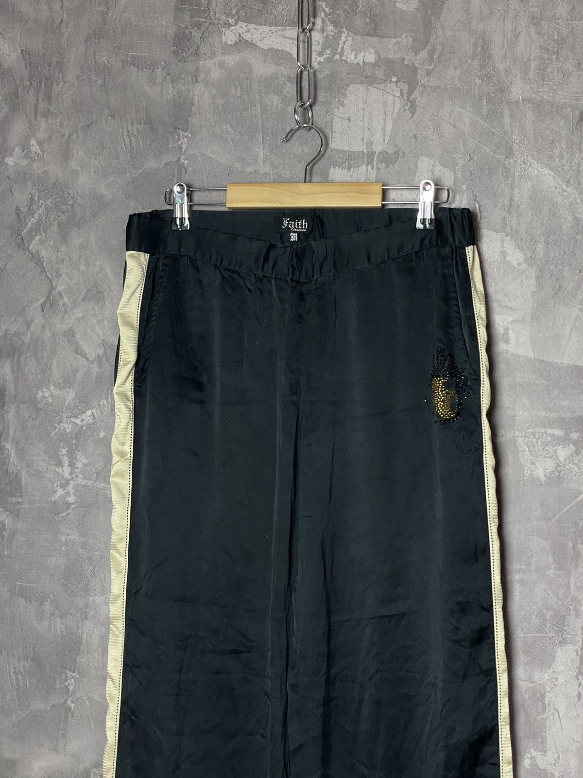 Affliction × Faith Connexion × Hysteric Glamour Faith Connexion Track Pants Hype Y2k Size 28" / US 6 / IT 42 - 2 Thumbnail
