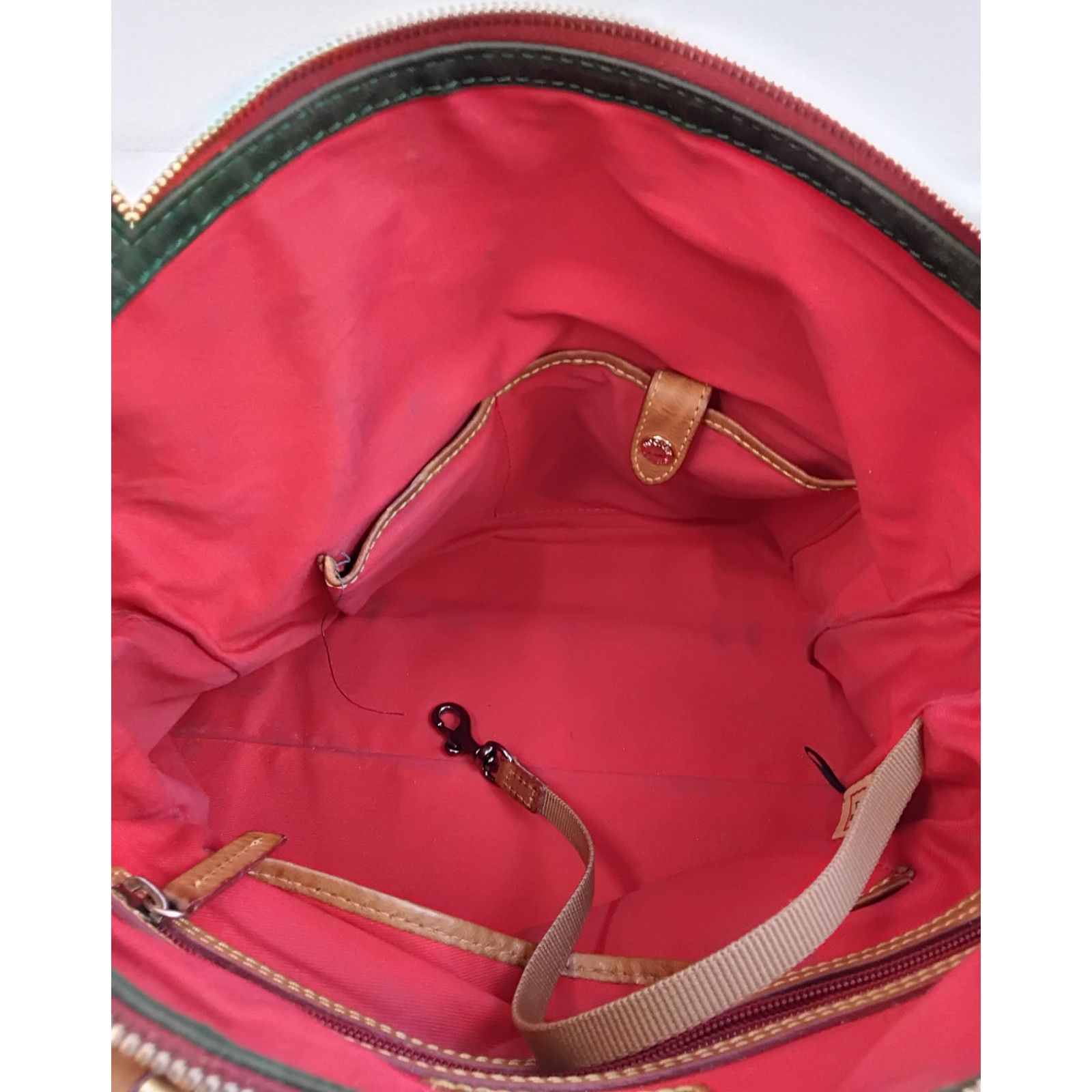 Dooney & Bourke Dooney & Bourke Italian Leather Satchel Bag Brown Purse Size ONE SIZE - 13 Thumbnail