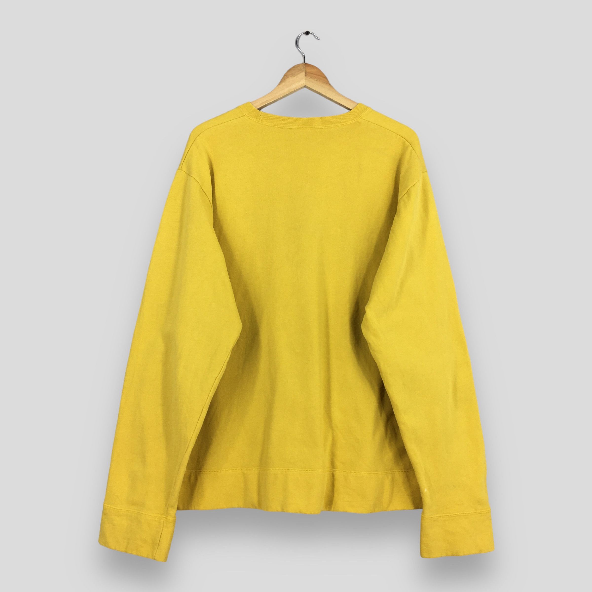 Tommy Hilfiger Vintage 90's Tommy Hilfiger Yellow Sweatshirt XL Size US XL / EU 56 / 4 - 6 Thumbnail