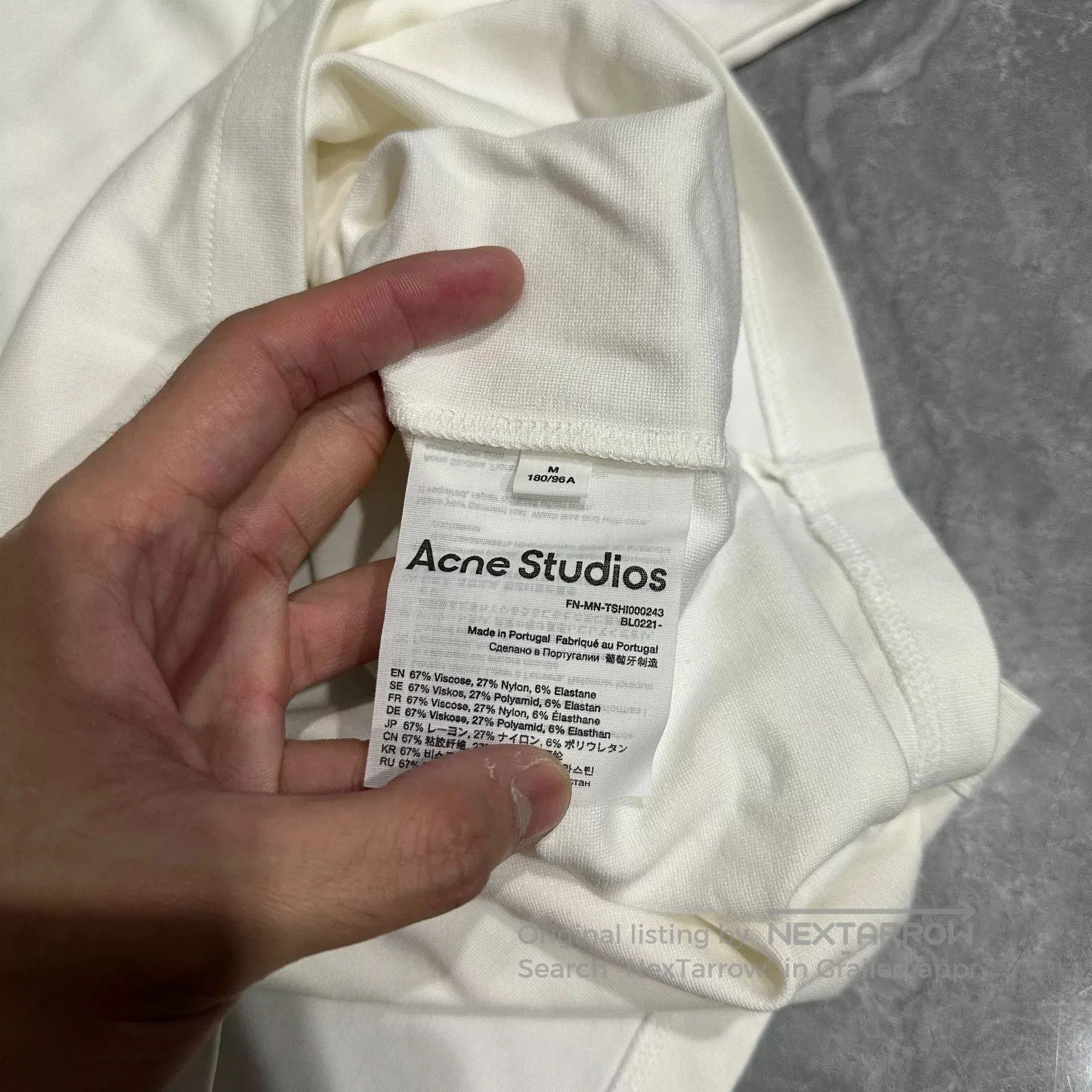 Acne Studios Acne Studios Oversized Short Sleeve T. Size US M / EU 48-50 / 2 - 5 Thumbnail
