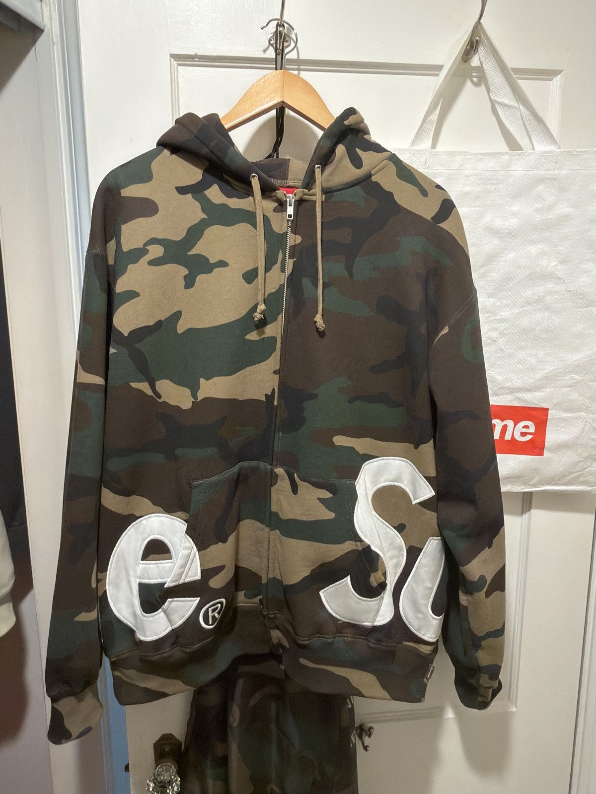Supreme Supreme Work Zip Up Hooded “Snow Camo” | Grailed