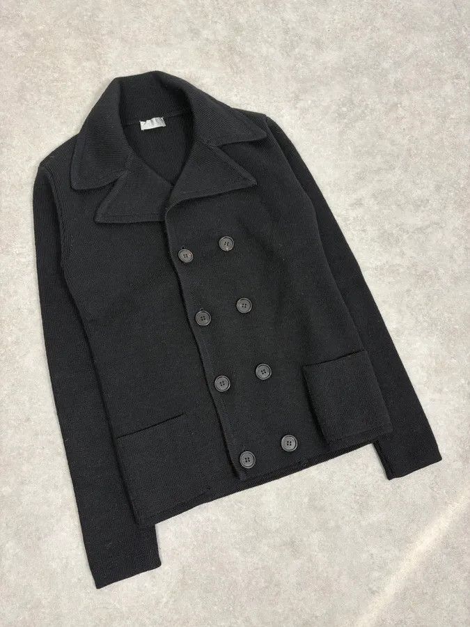 Dior FW2007 Dior Black Wool Double-Breasted Caban by Hedi Slimane Size US S / EU 44-46 / 1 - 4 Thumbnail