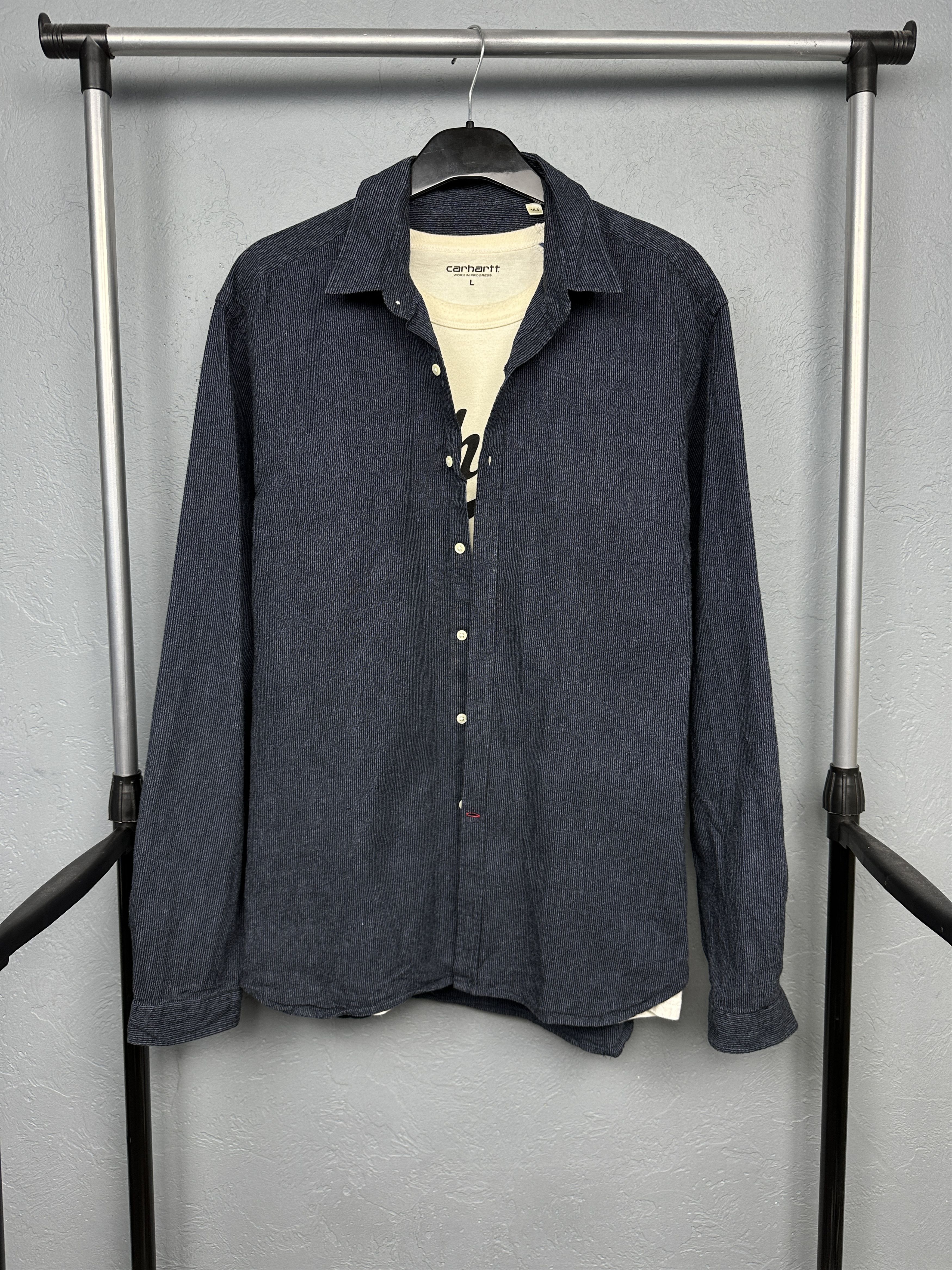 Oliver Spencer Oliver Spencer Mens Corduroy Long Sleeve Shirt Size US L / EU 52-54 / 3 - 1 Thumbnail