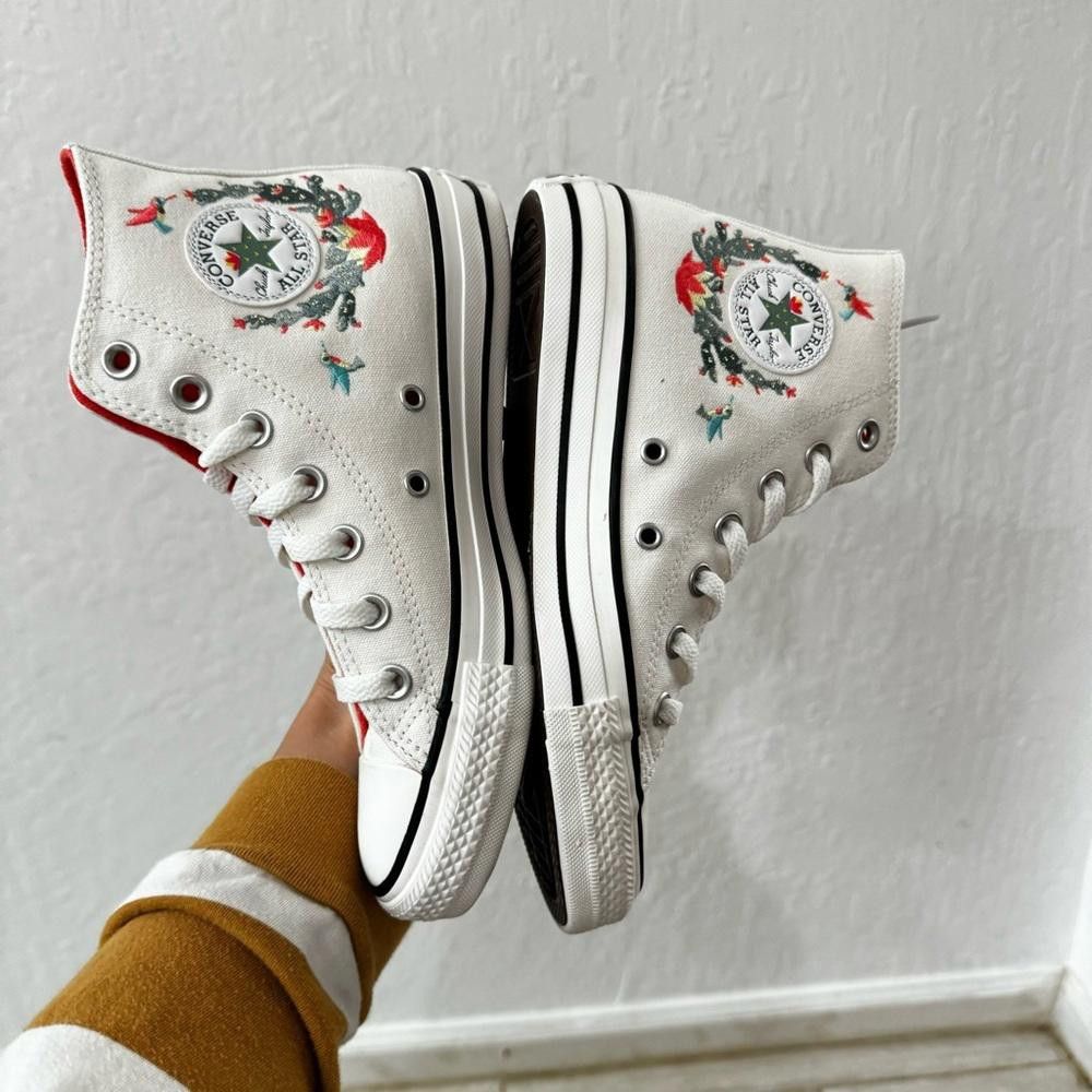 Converse Converse All Star High Top Floral Sneakers - Size 6 Women's Size US 6 / IT 36 - 5 Thumbnail