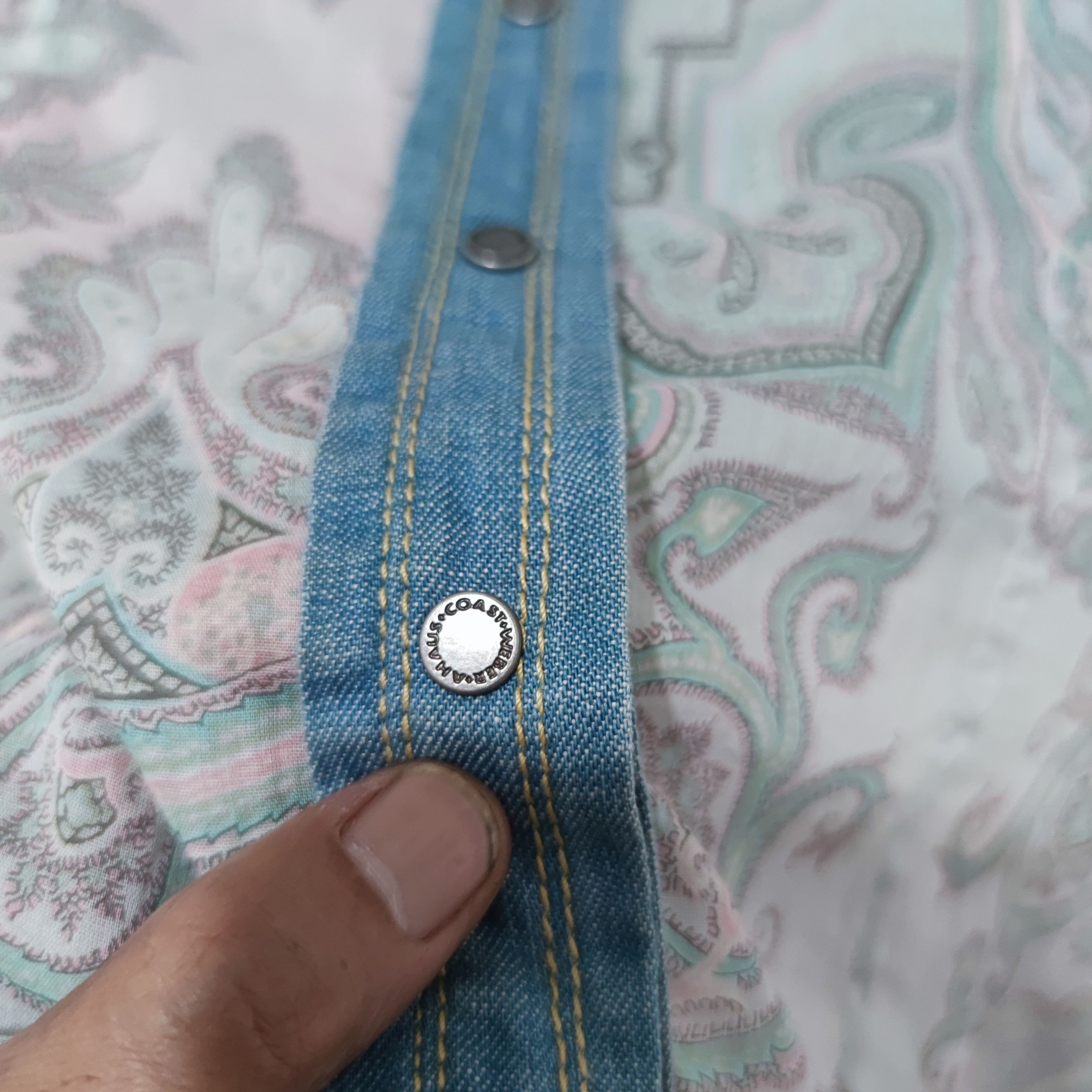 Beauty Beast × If Six Was Nine × Vintage Coast Thin long shits Gray bandana Size S / US 4 / IT 40 - 7 Thumbnail