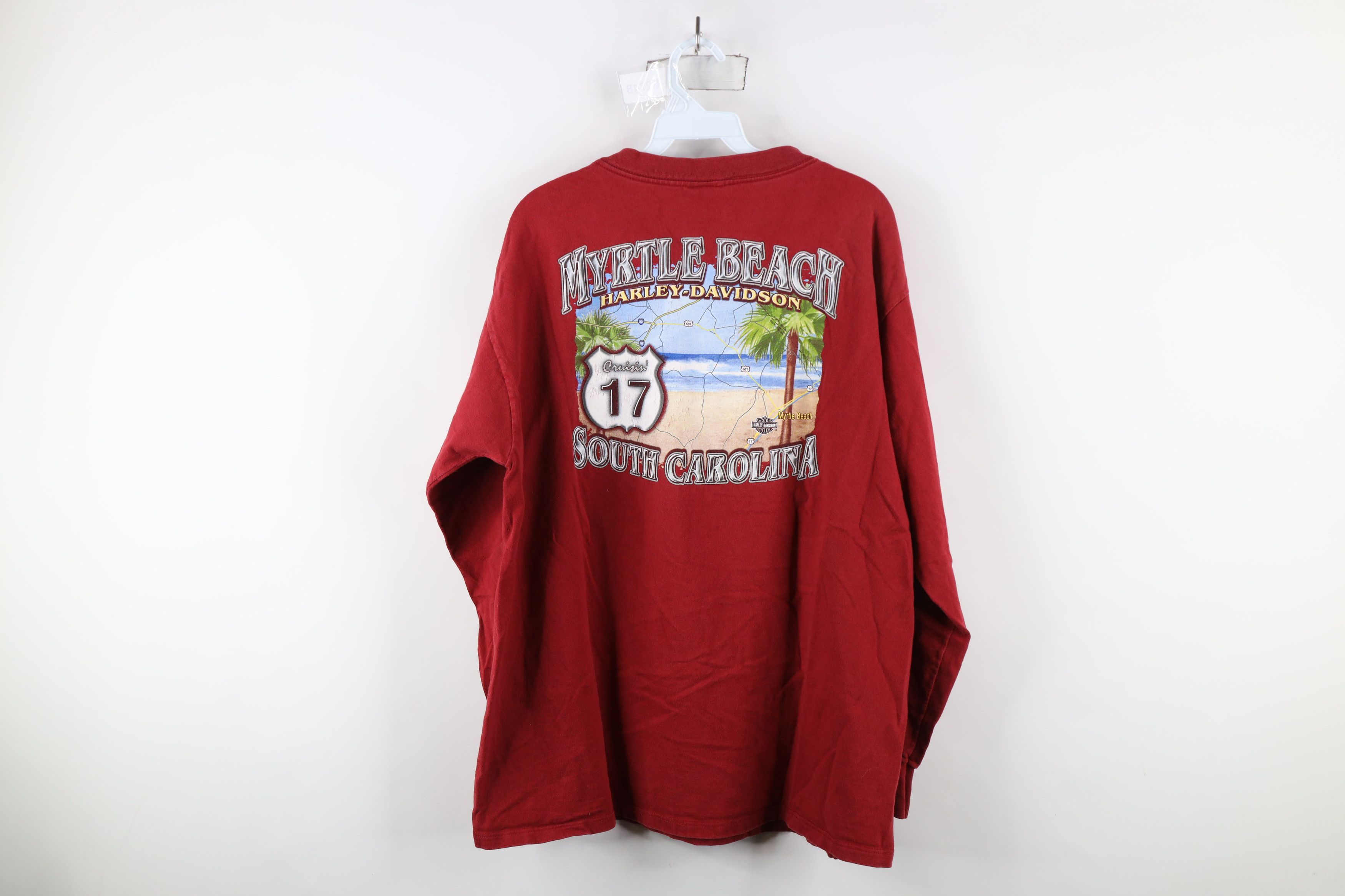 Harley Davidson × Vintage Vintage Y2K 2000 Harley Davidson Wings Long Sleeve T-Shirt Size US XL / EU 56 / 4 - 12 Thumbnail