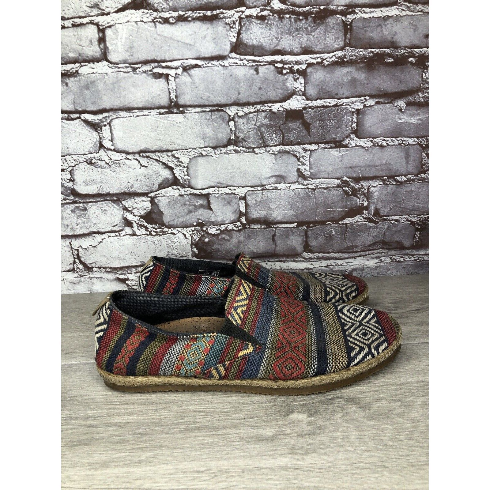 Other PATARA Chiang Mai Seeker MultiColor Fabric Slip On Loafers S Size US 8 / EU 41 - 10 Thumbnail