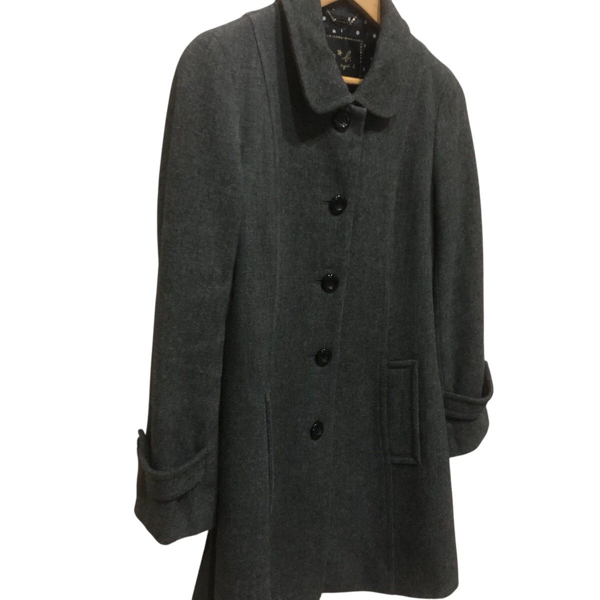 agnes b. Agnes B Wool Long Coat Size XS / US 0-2 / IT 36-38 - 3 Thumbnail
