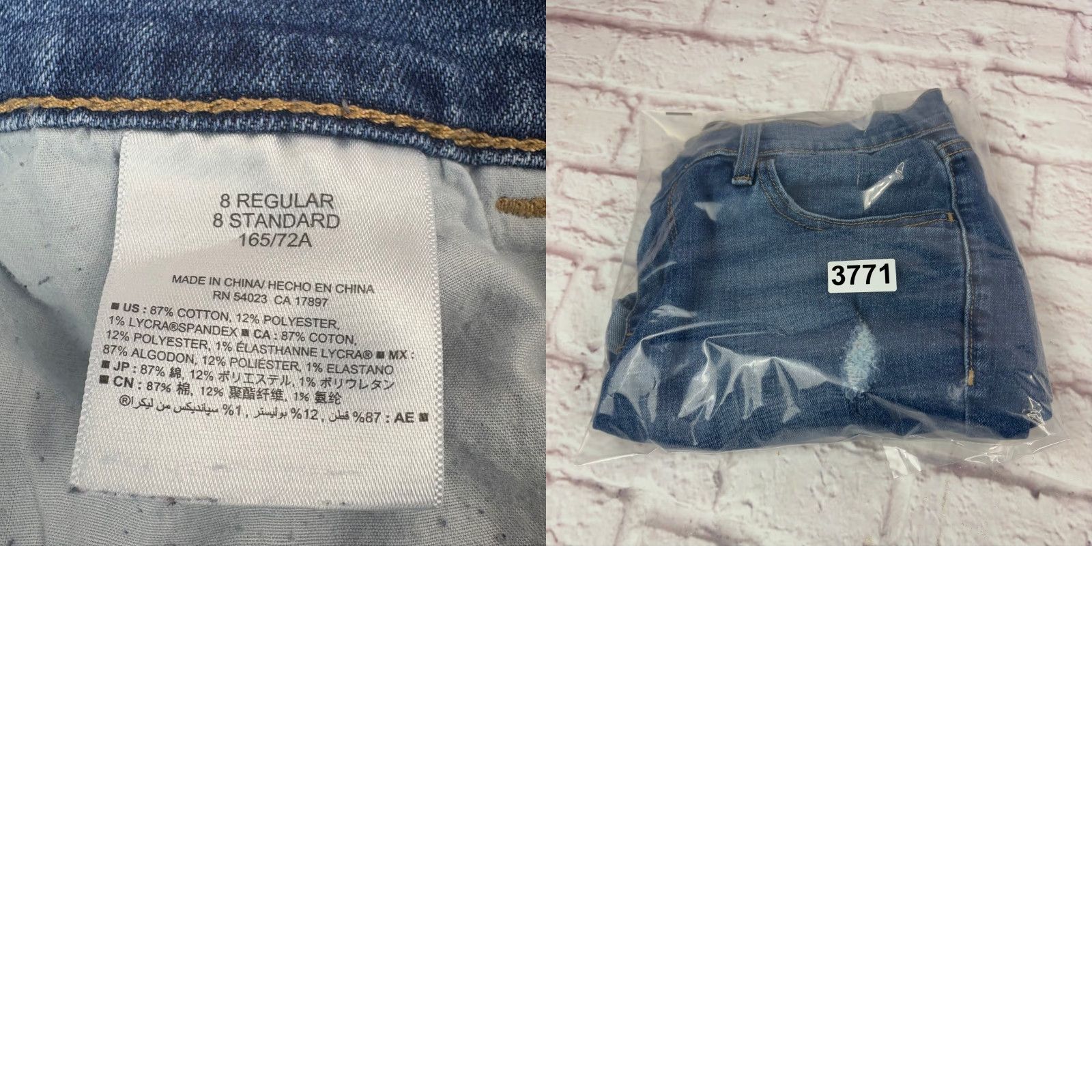 Old Navy Old Navy Boyfriend Shorts Womens 8 Blue Denim Distressed Rolled Cuff Casual Shorts Size 30" / US 8 / IT 44 - 9 Thumbnail