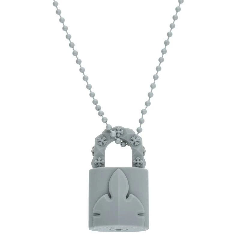 Chrome Hearts Chrome Hearts Rubber Padlock Necklace Size ONE SIZE - 1 Thumbnail